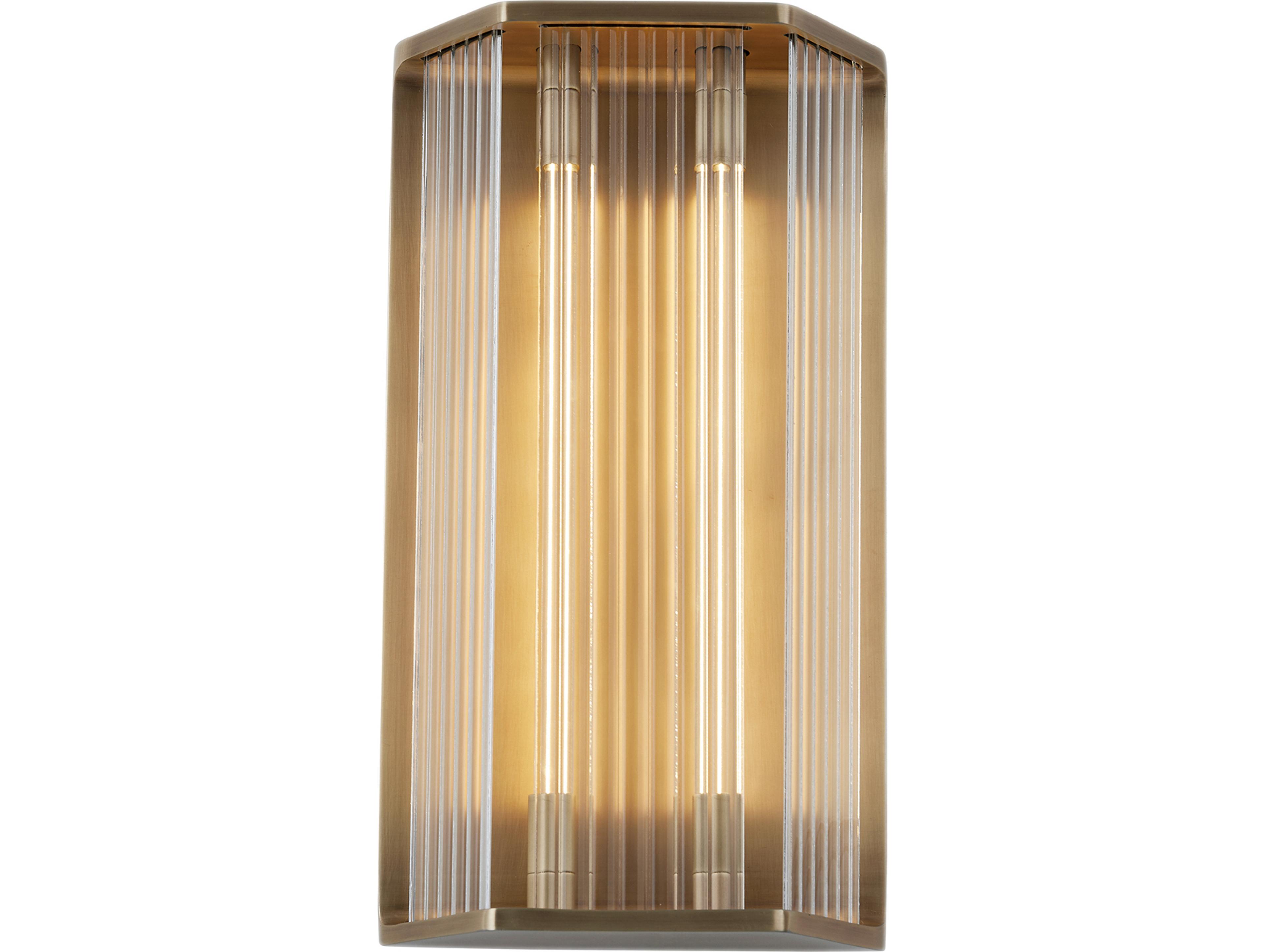Alora Lighting Sabre Vintage Brass Wall Sconce