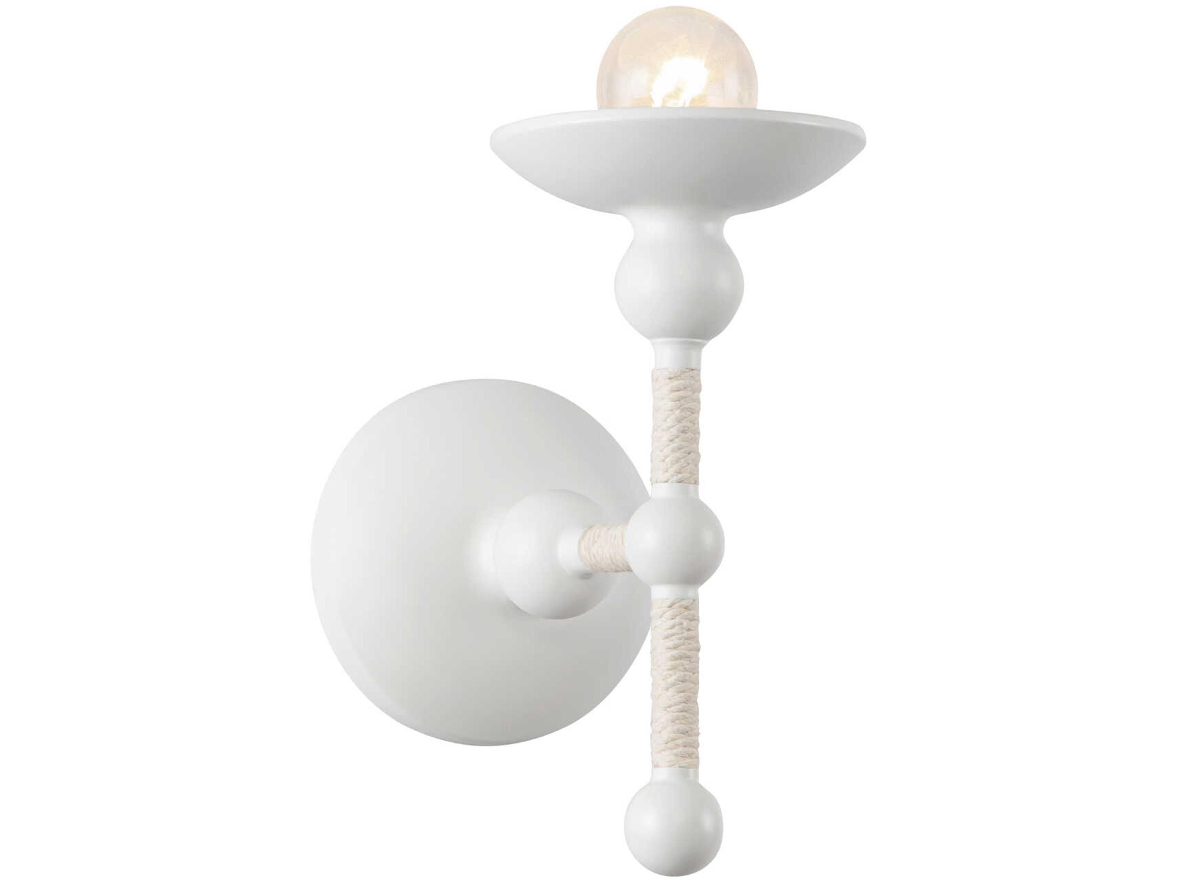 Alora Lighting Nadine 1-Light Matte White Wall Sconce