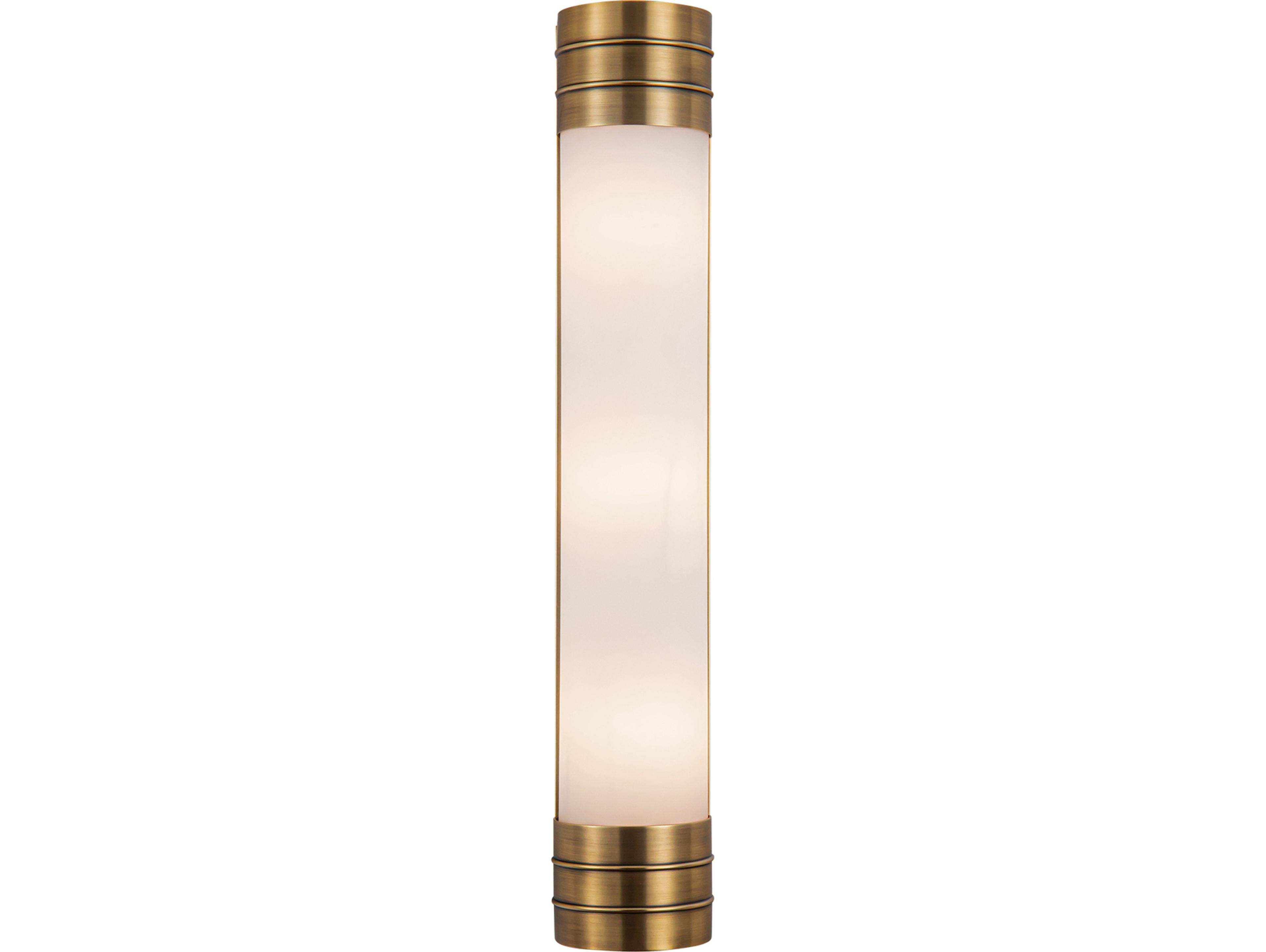 Alora Lighting Willard 3-Light Vintage Brass Wall Sconce