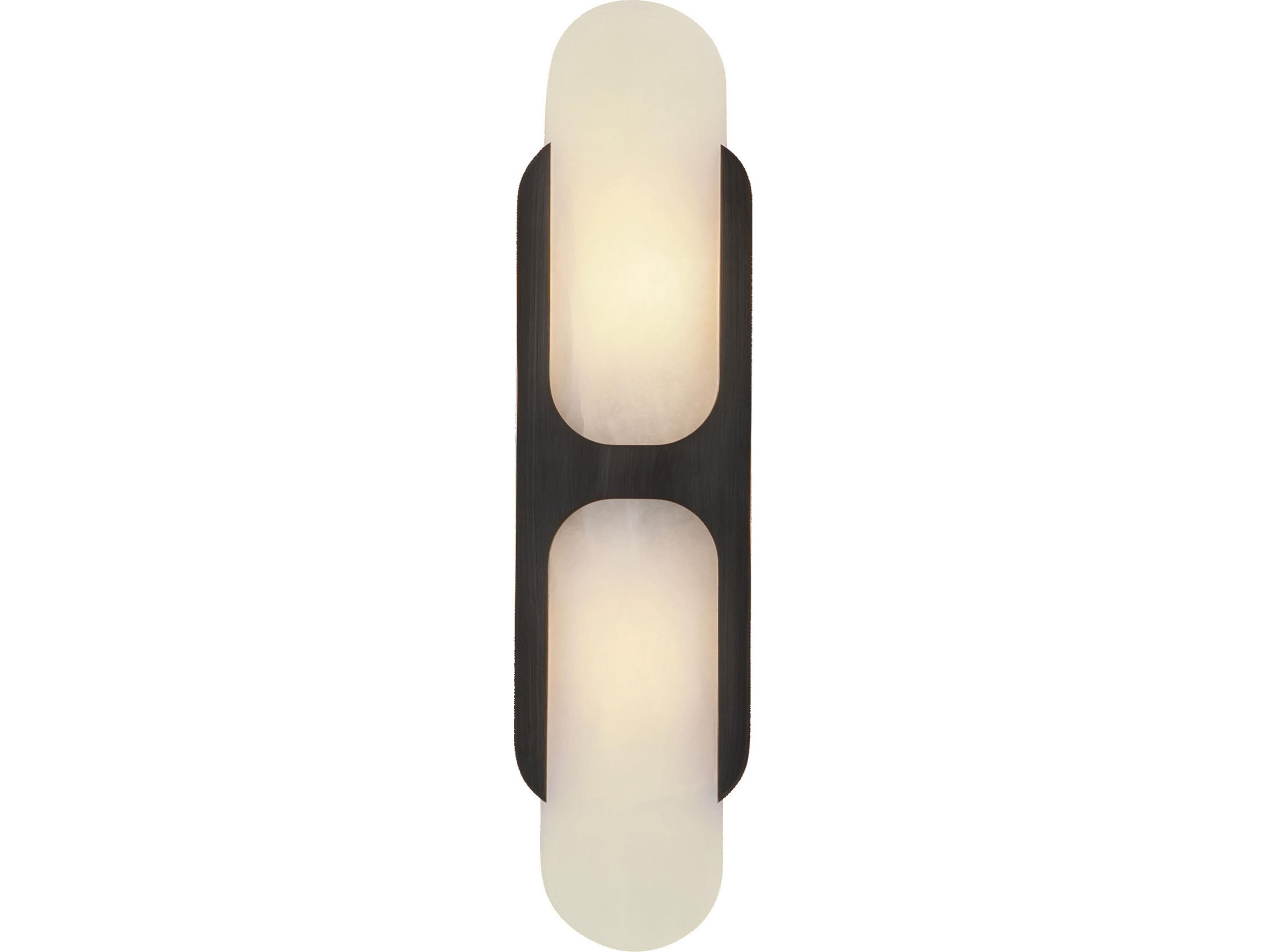 Alora Lighting Odin 2-Light Urban Bronze Black Wall Sconce