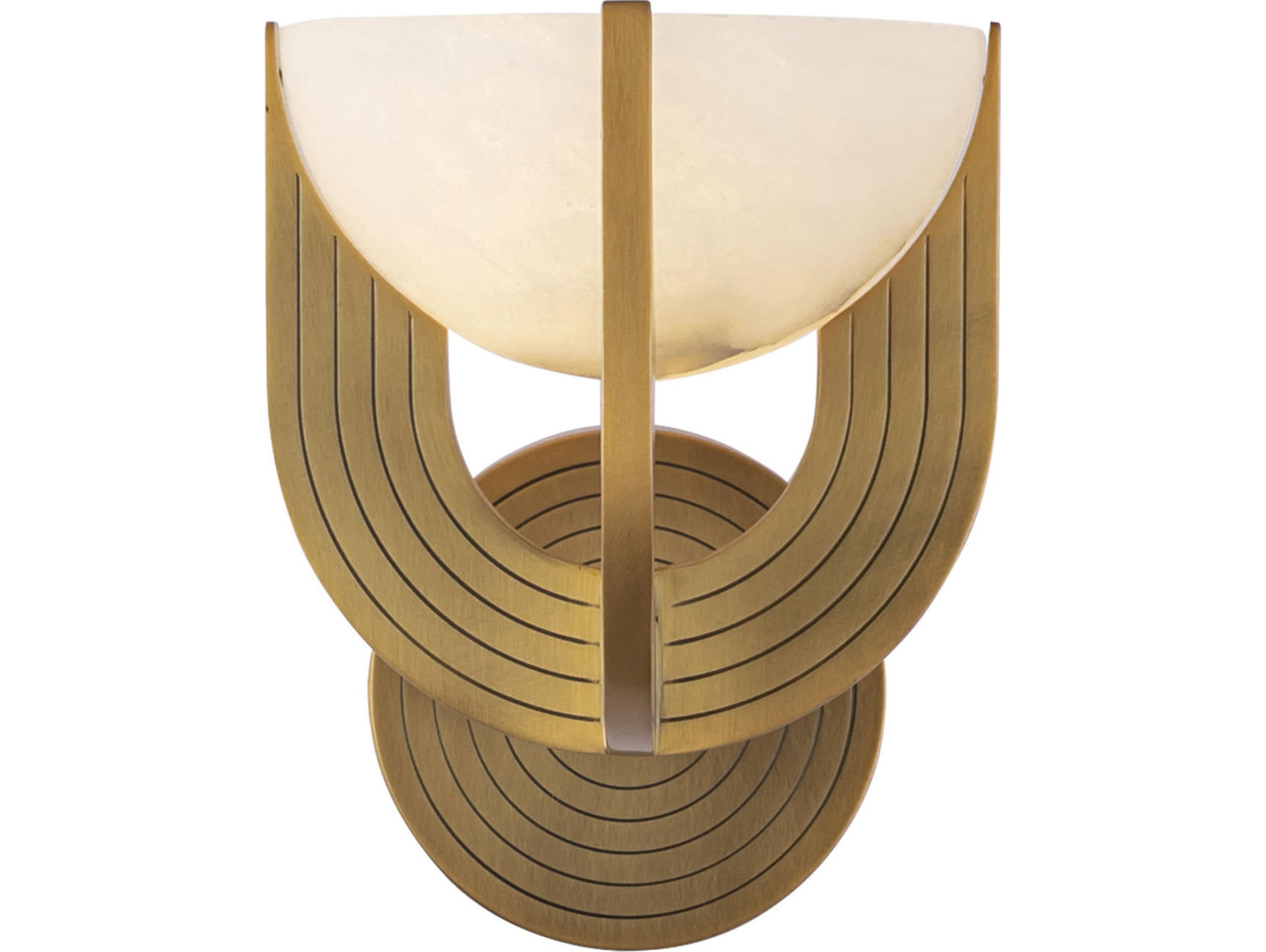 Alora Lighting Colette Vintage Brass Gold Wall Sconce