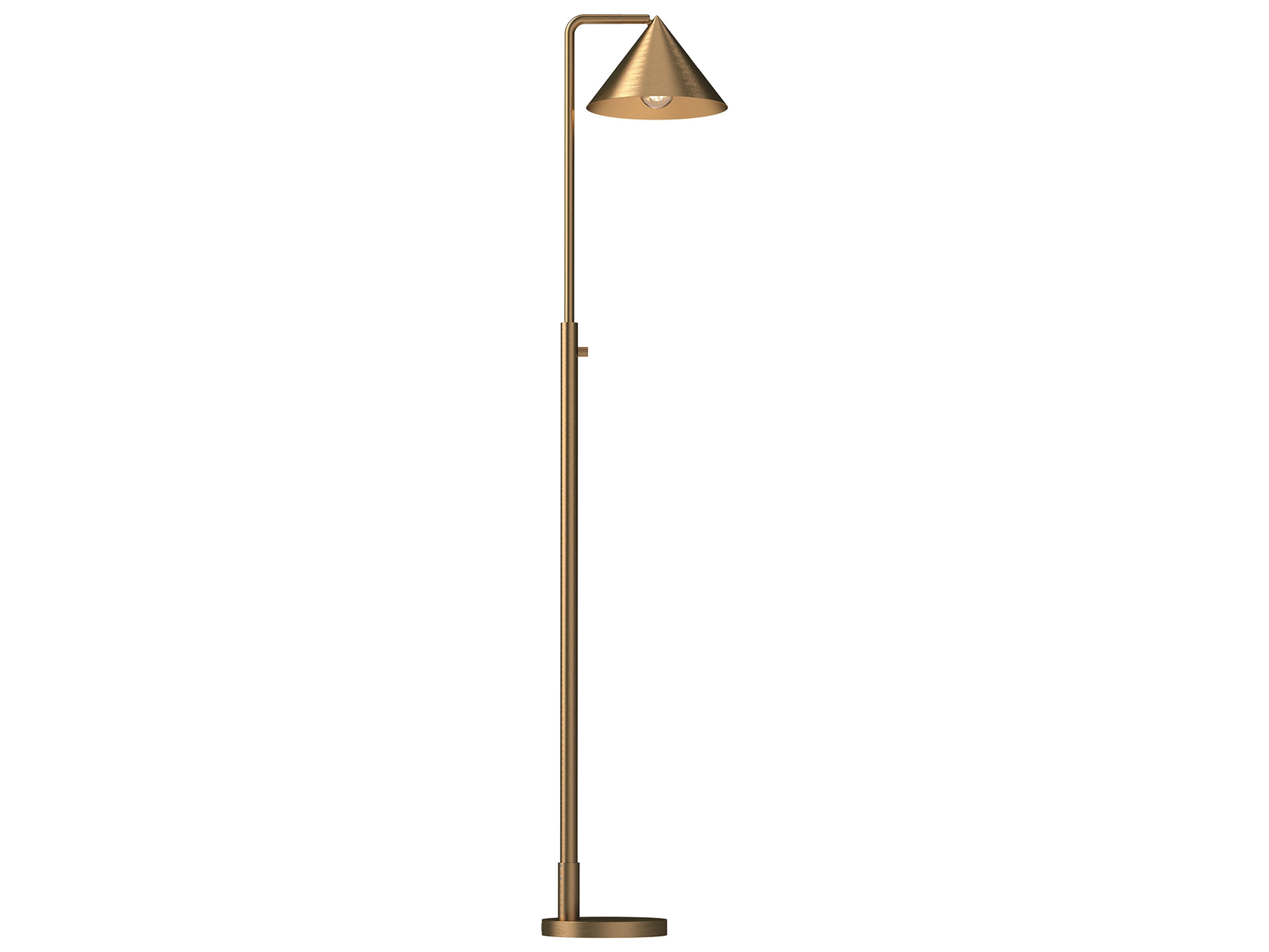 Alora Mood Remy Brushed Gold Floor Lamp