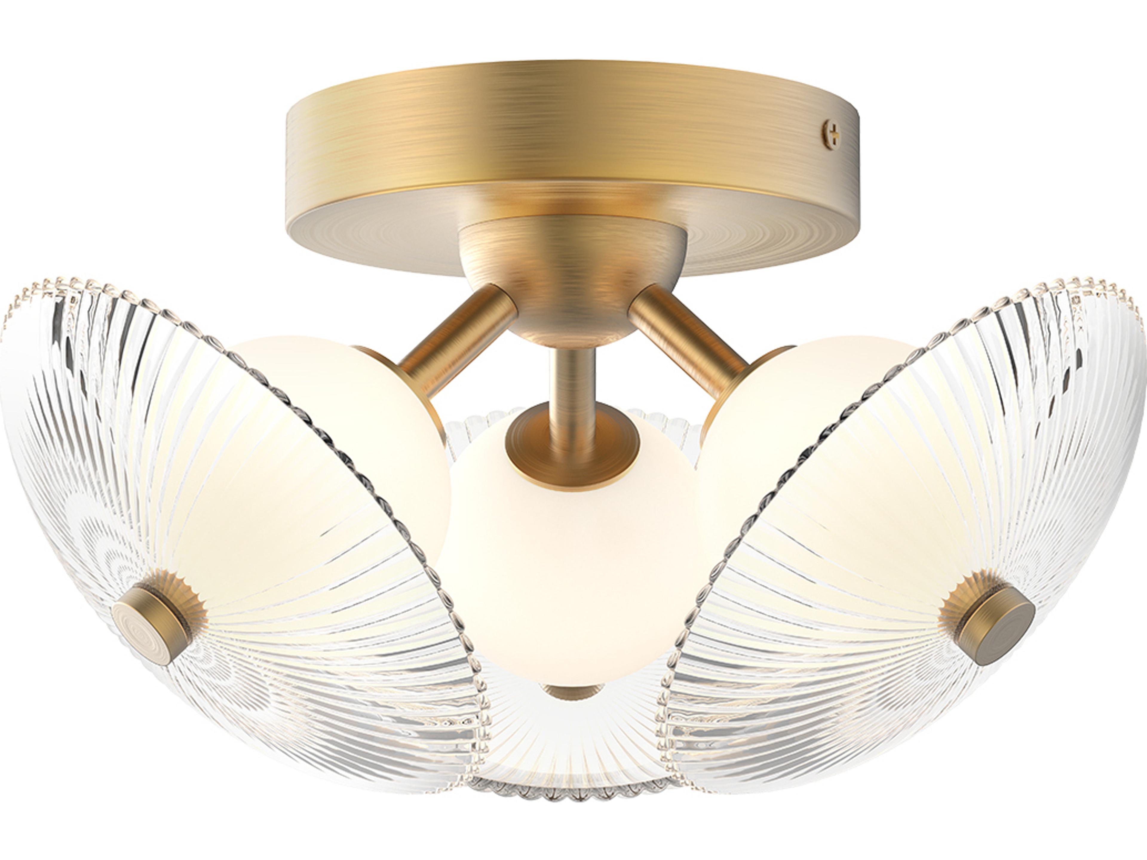 Alora Mood Hera Brushed Gold Flush Mount