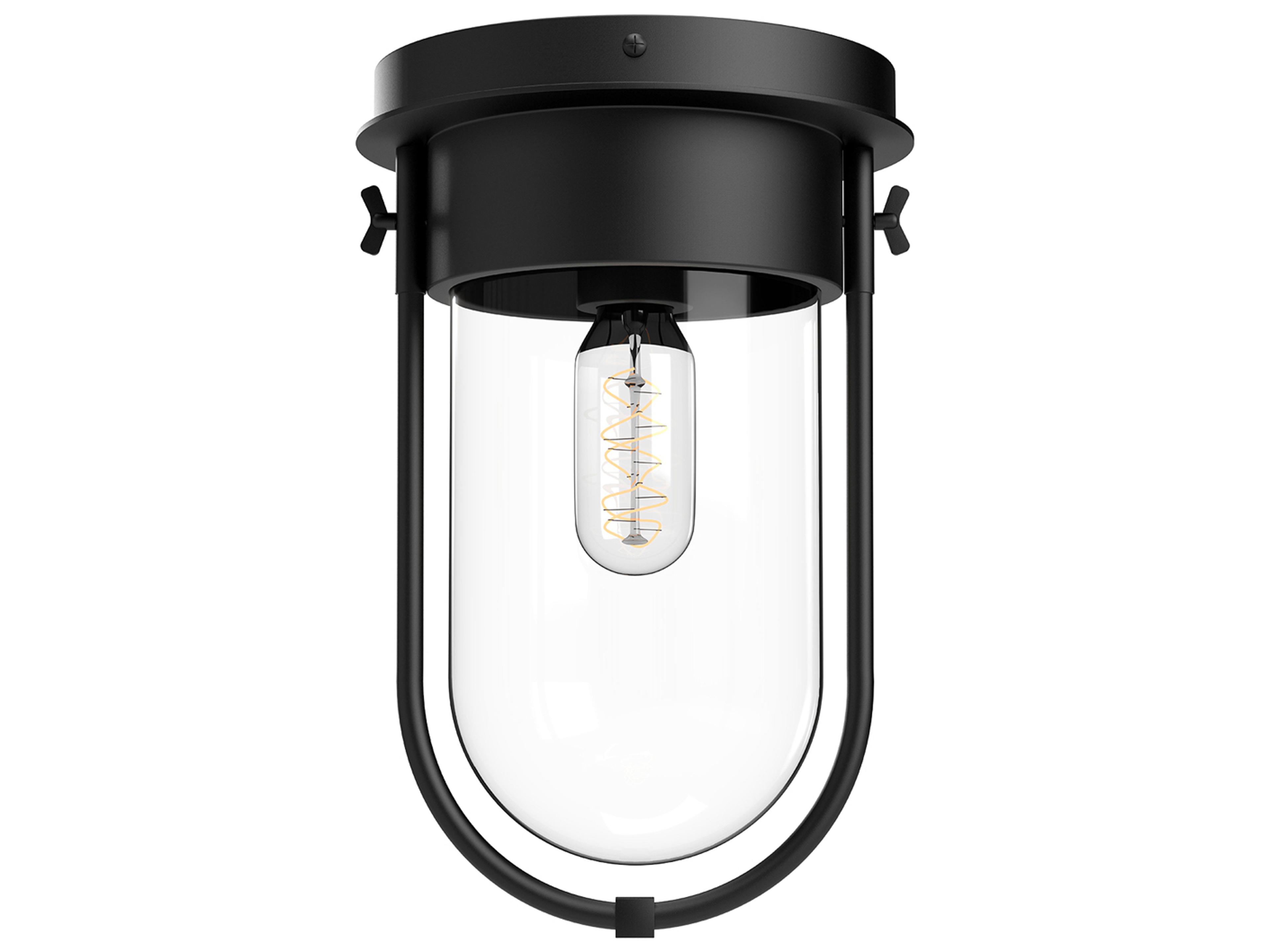 Alora Mood Cyrus 1-Light Matte Black Flush Mount