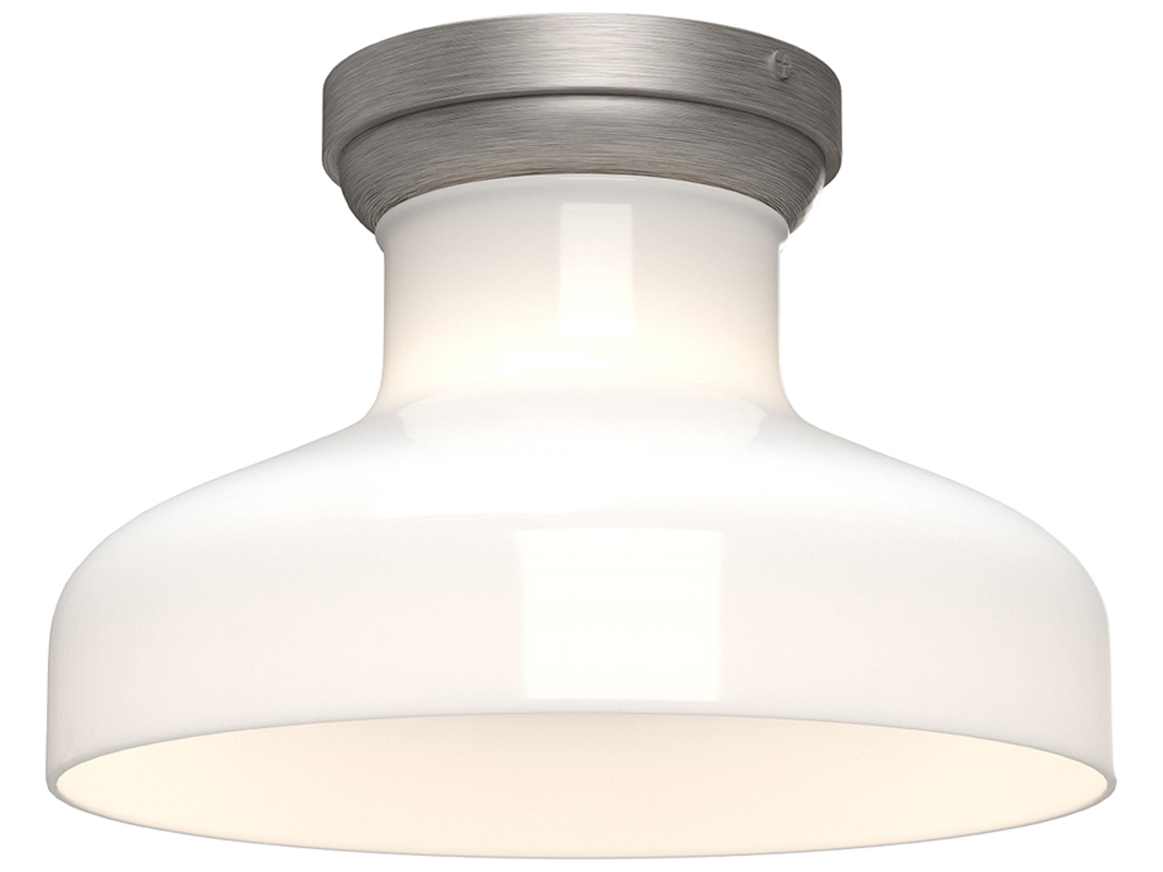 Alora Mood Westlake 1-Light Brushed Nickel Flush Mount