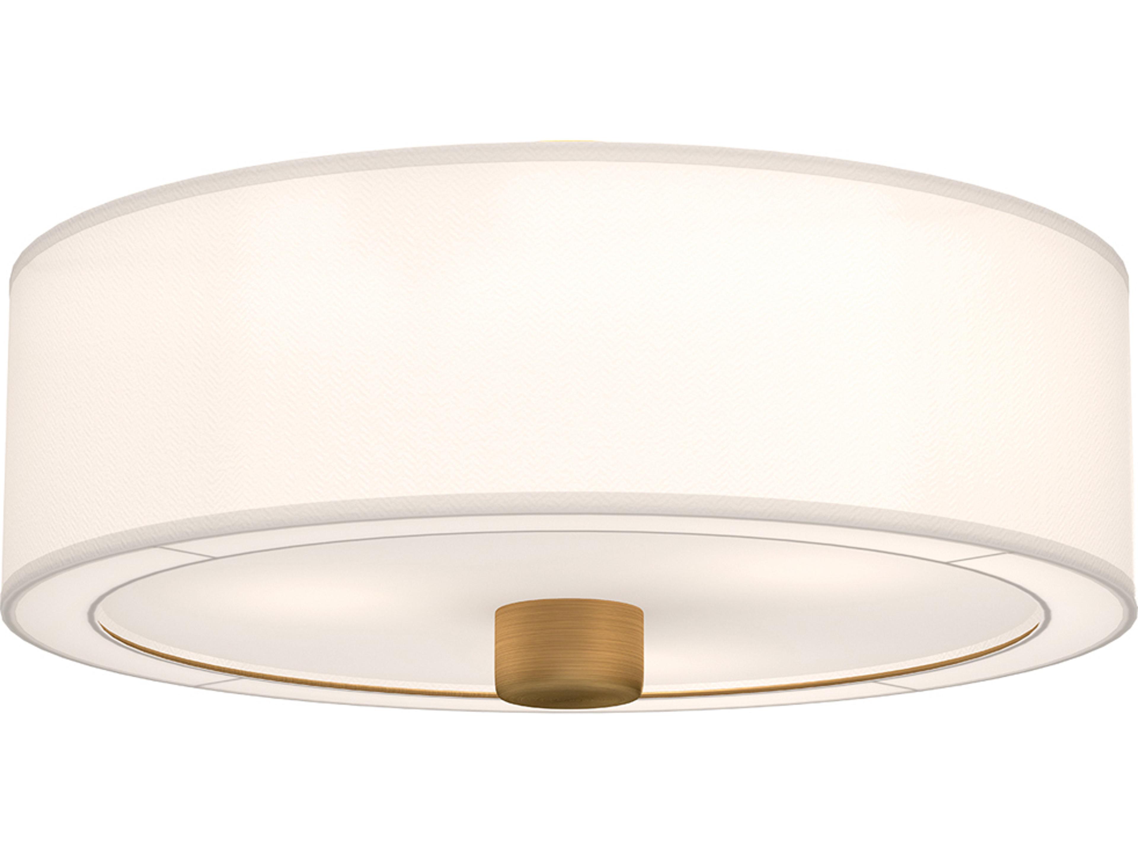 Alora Mood Theo 3-Light Aged Gold Flush Mount