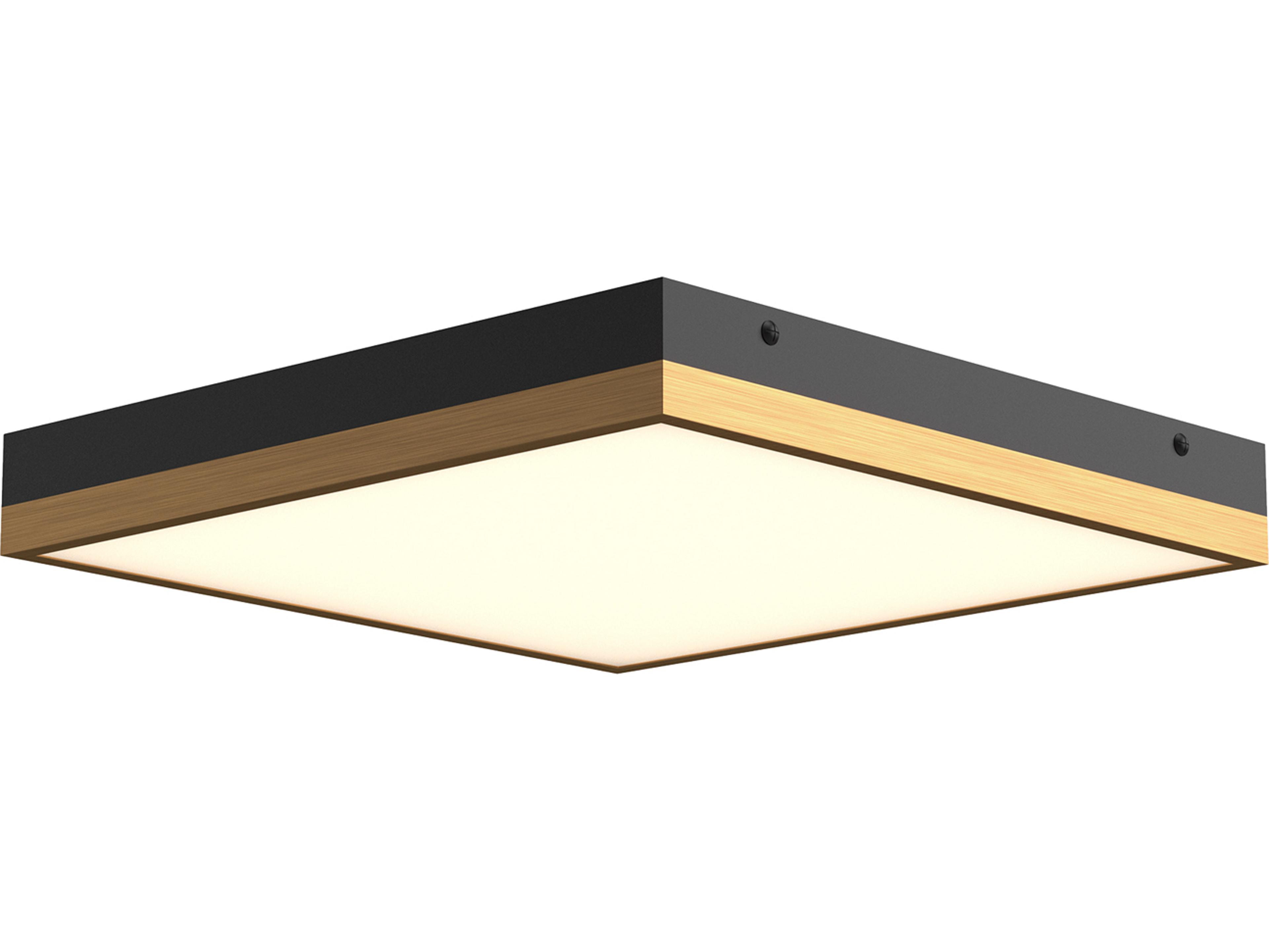 Alora Mood Sydney Aged Gold Matte Black Flush Mount