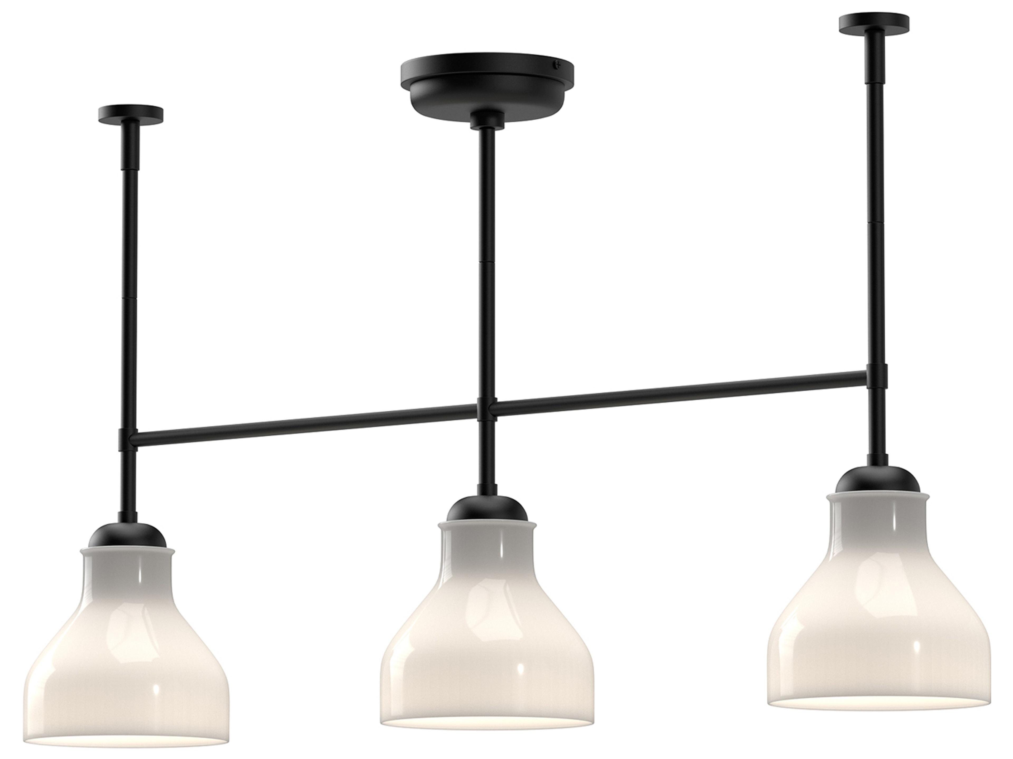 Alora Mood Westlake 3-Light Matte Black Island Pendant