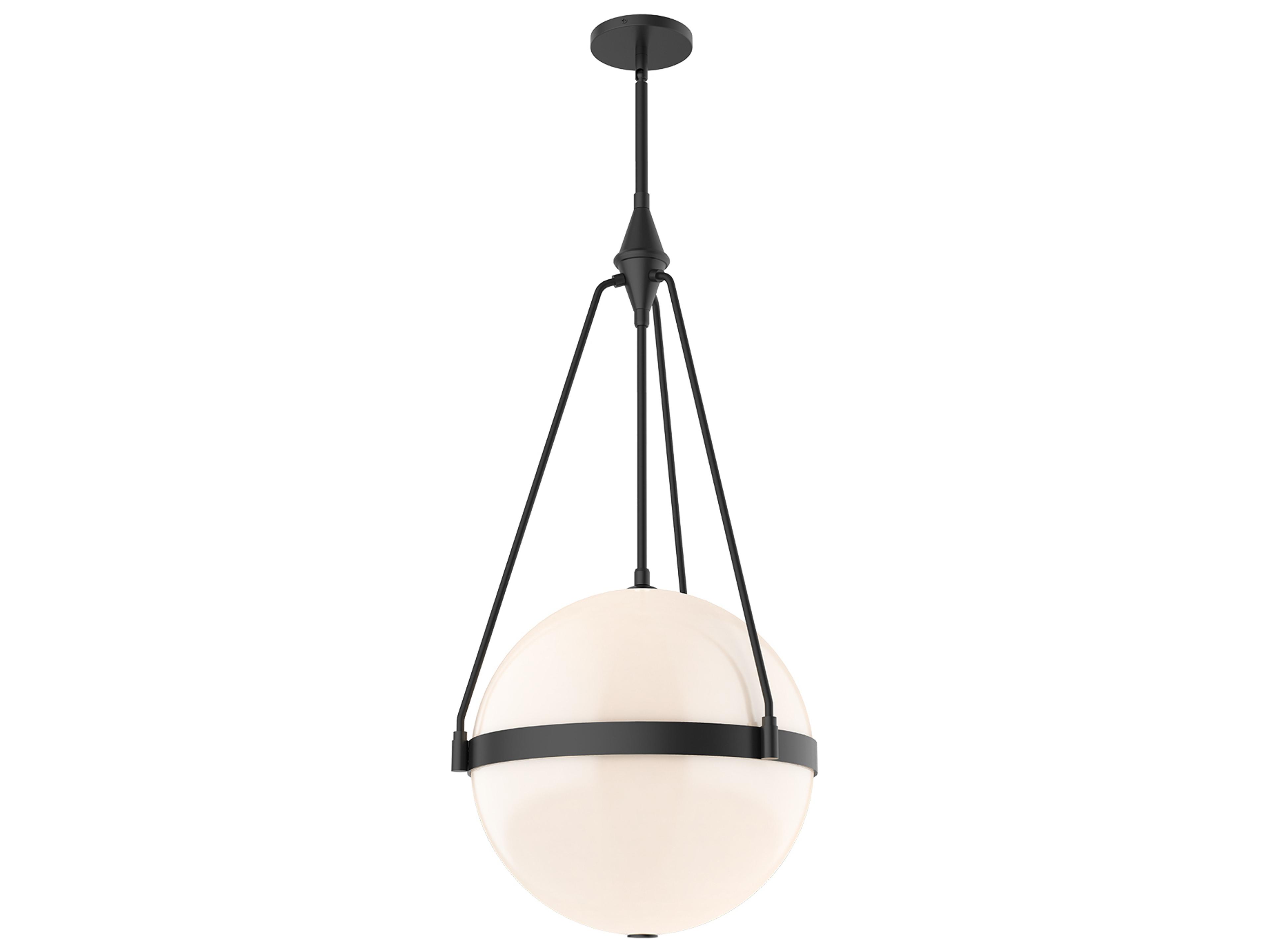 Alora Mood Harmony 4-Light Matte Black Globe Pendant