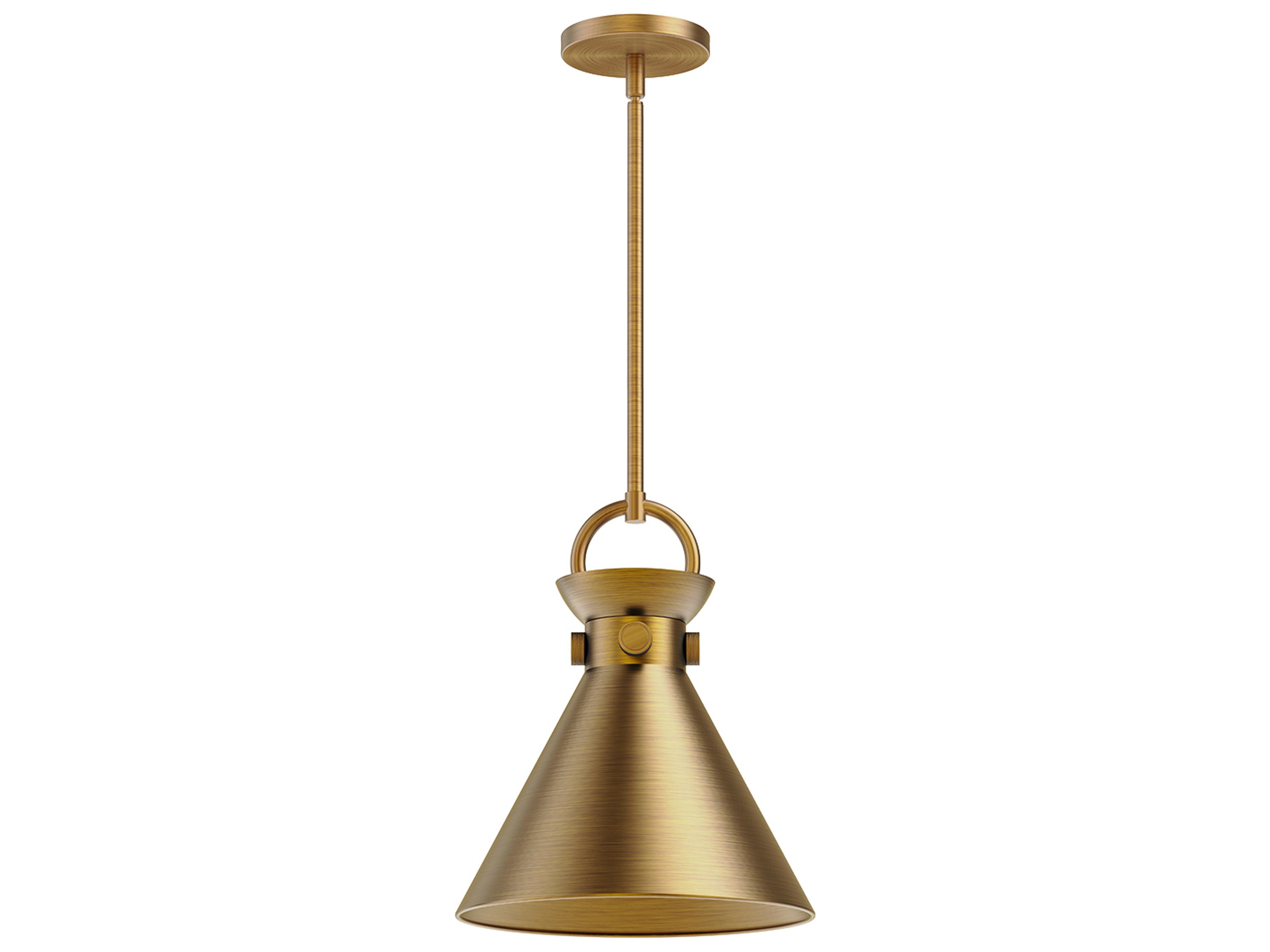 Alora Mood Emerson 1-Light Aged Gold Mini Pendant