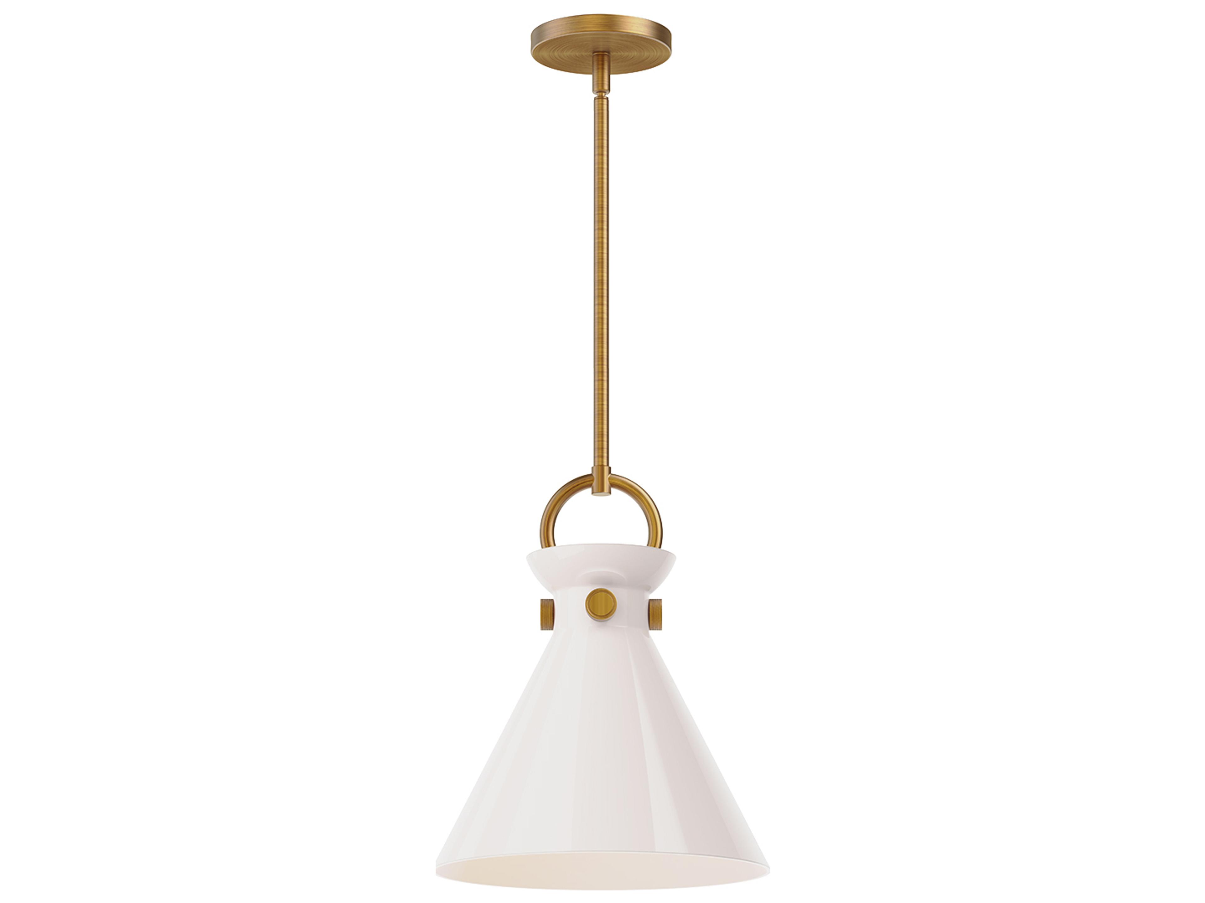 Alora Mood Emerson 1-Light Aged Gold Mini Pendant