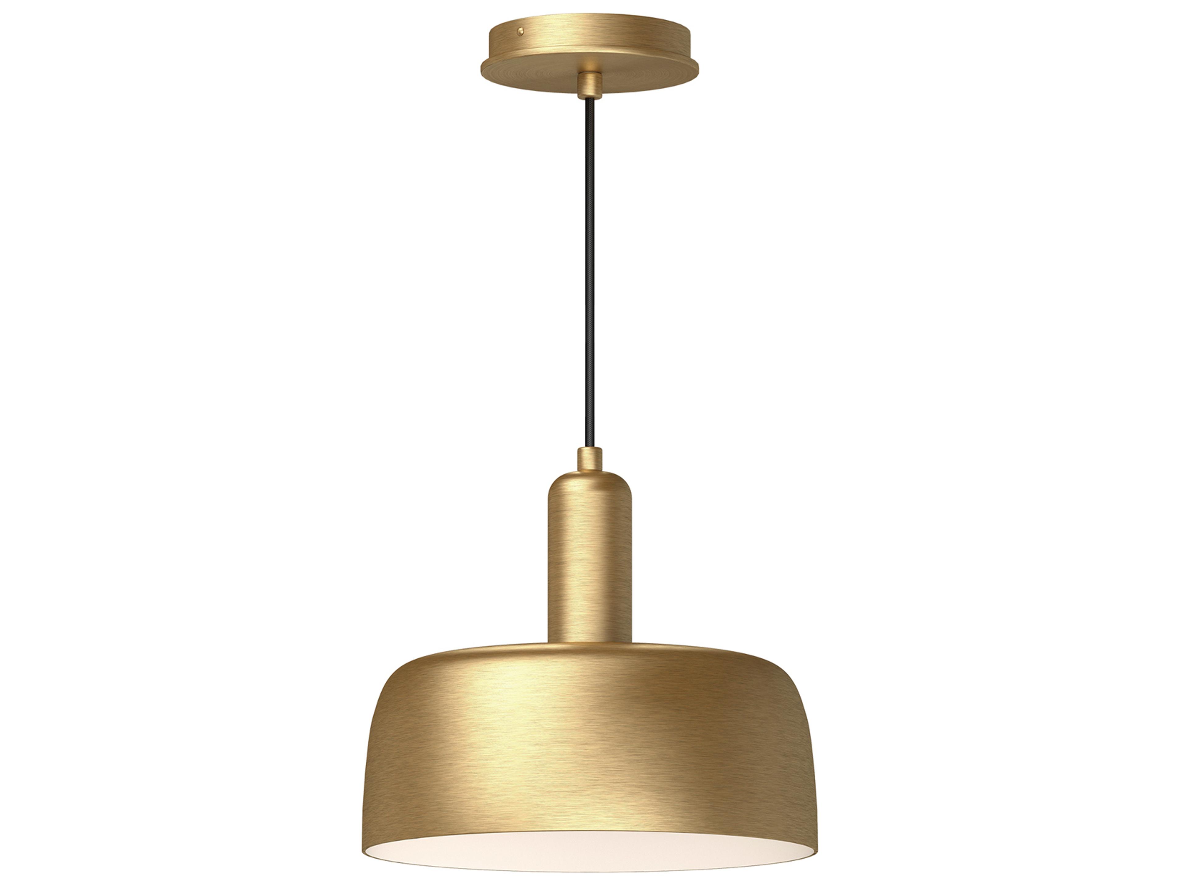 Adriano 1-Light Brushed Gold Mini Pendant