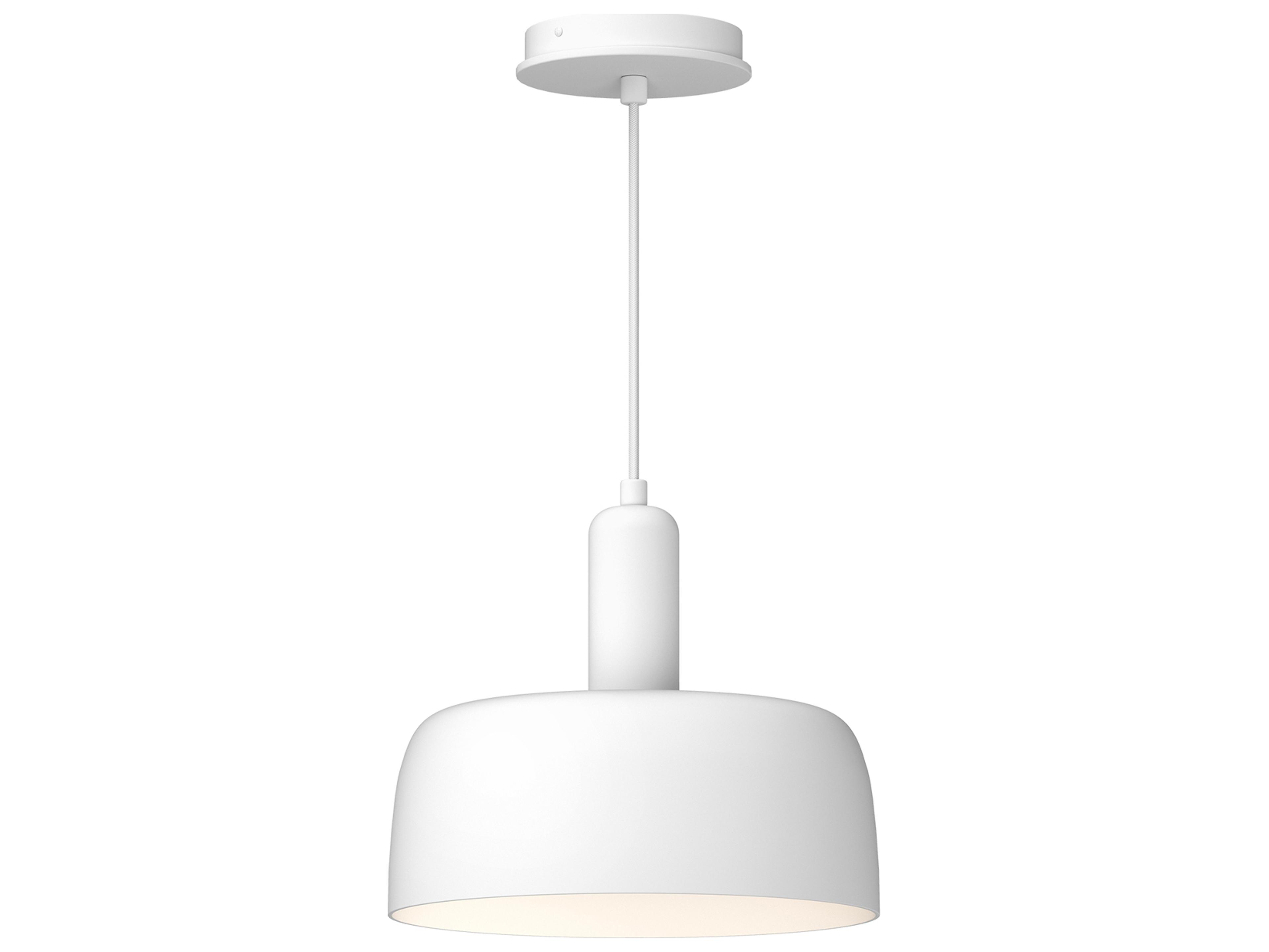 Alora Mood Adriano 1-Light White Mini Pendant
