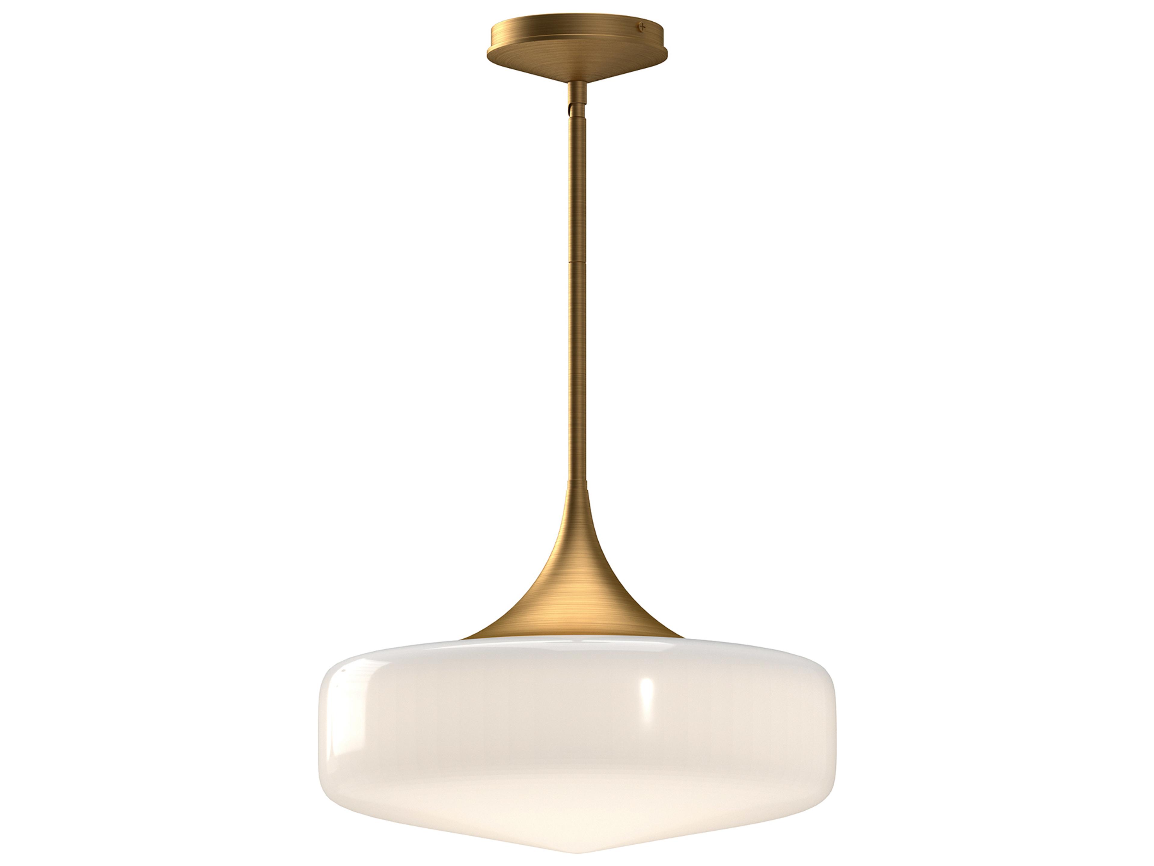 Alora Mood Lincoln 1-Light Aged Gold Pendant