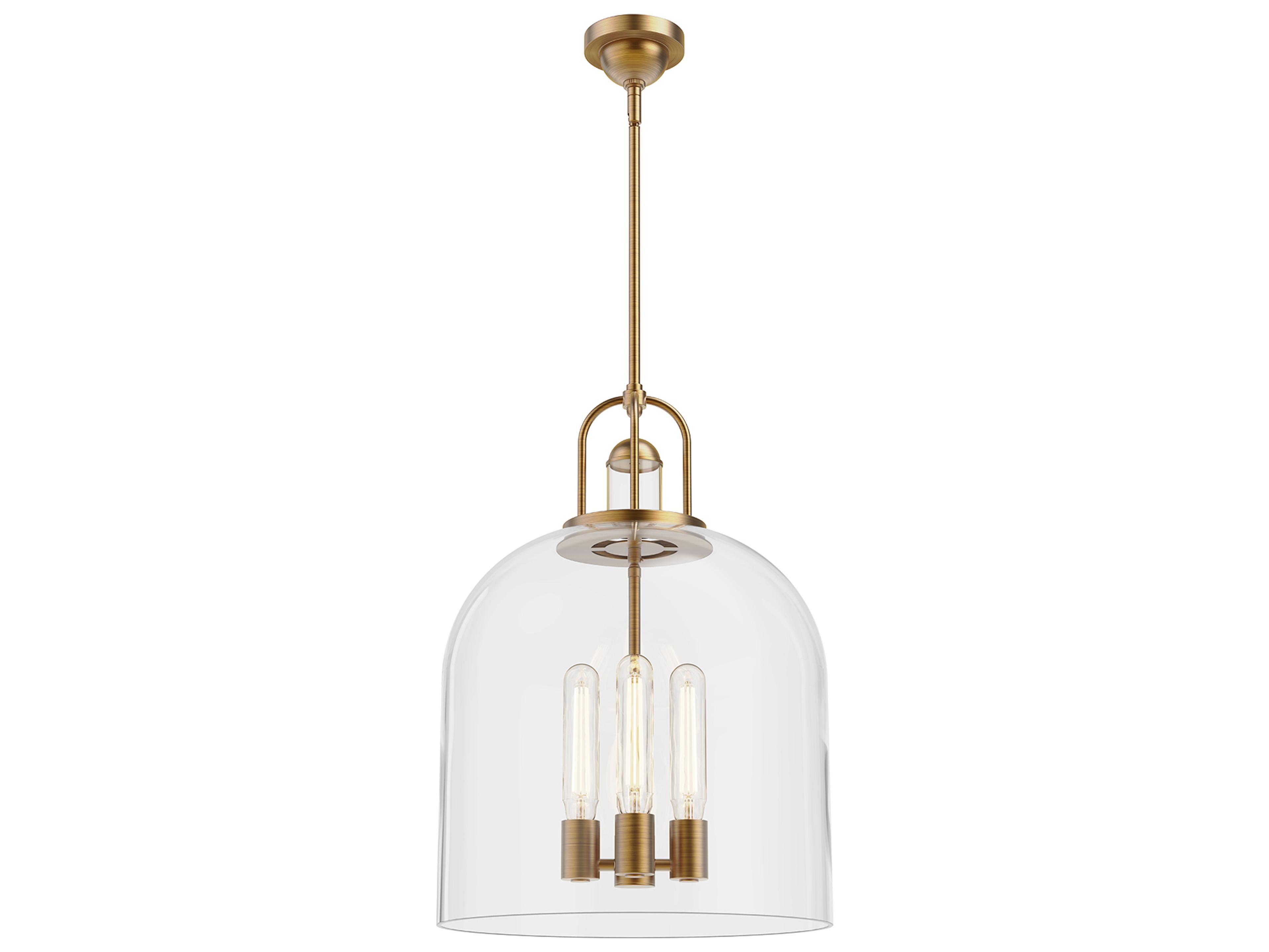 Alora Mood Lancaster 4-Light Aged Gold Pendant
