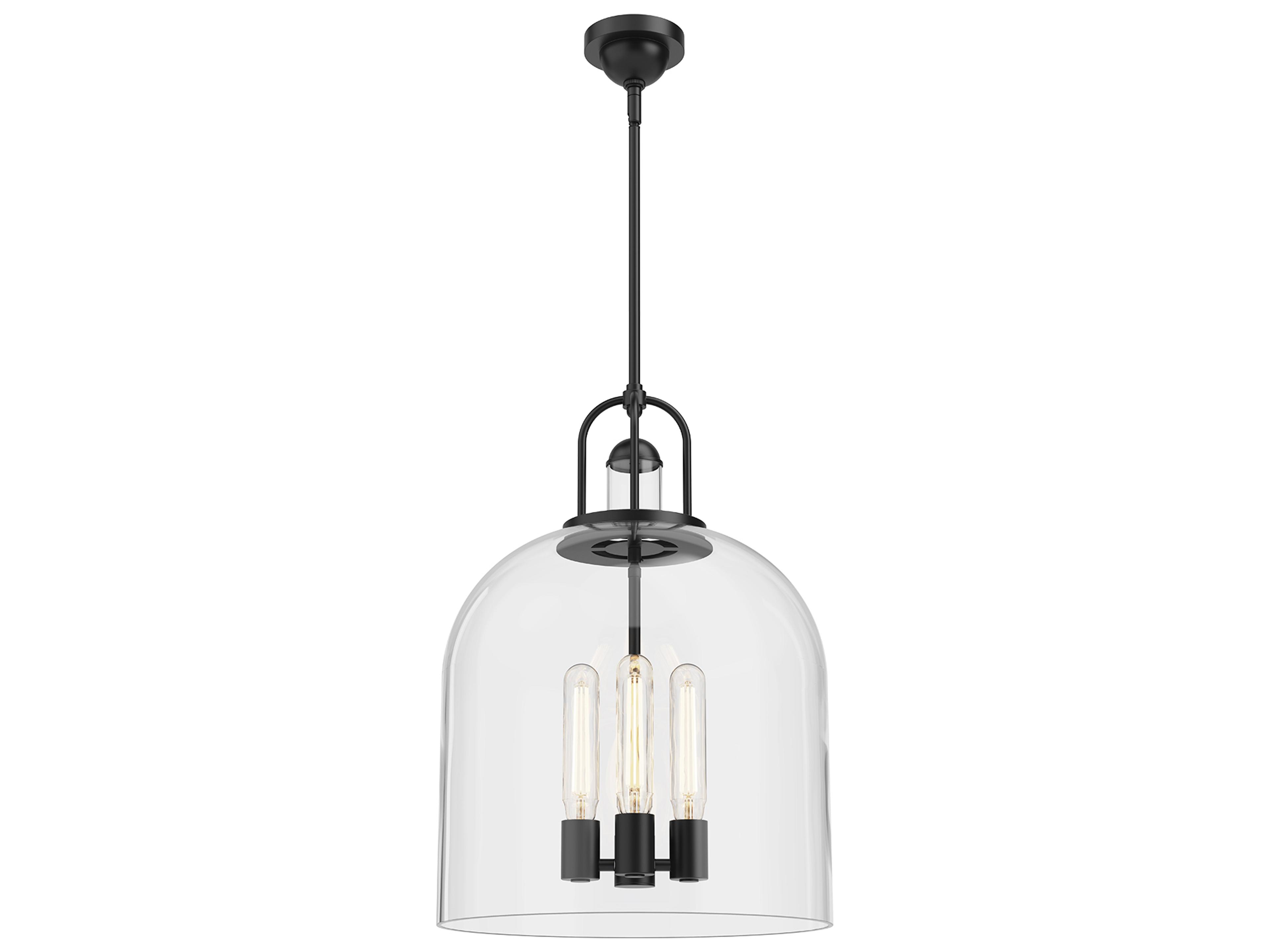Alora Mood Lancaster 4-Light Matte Black Pendant