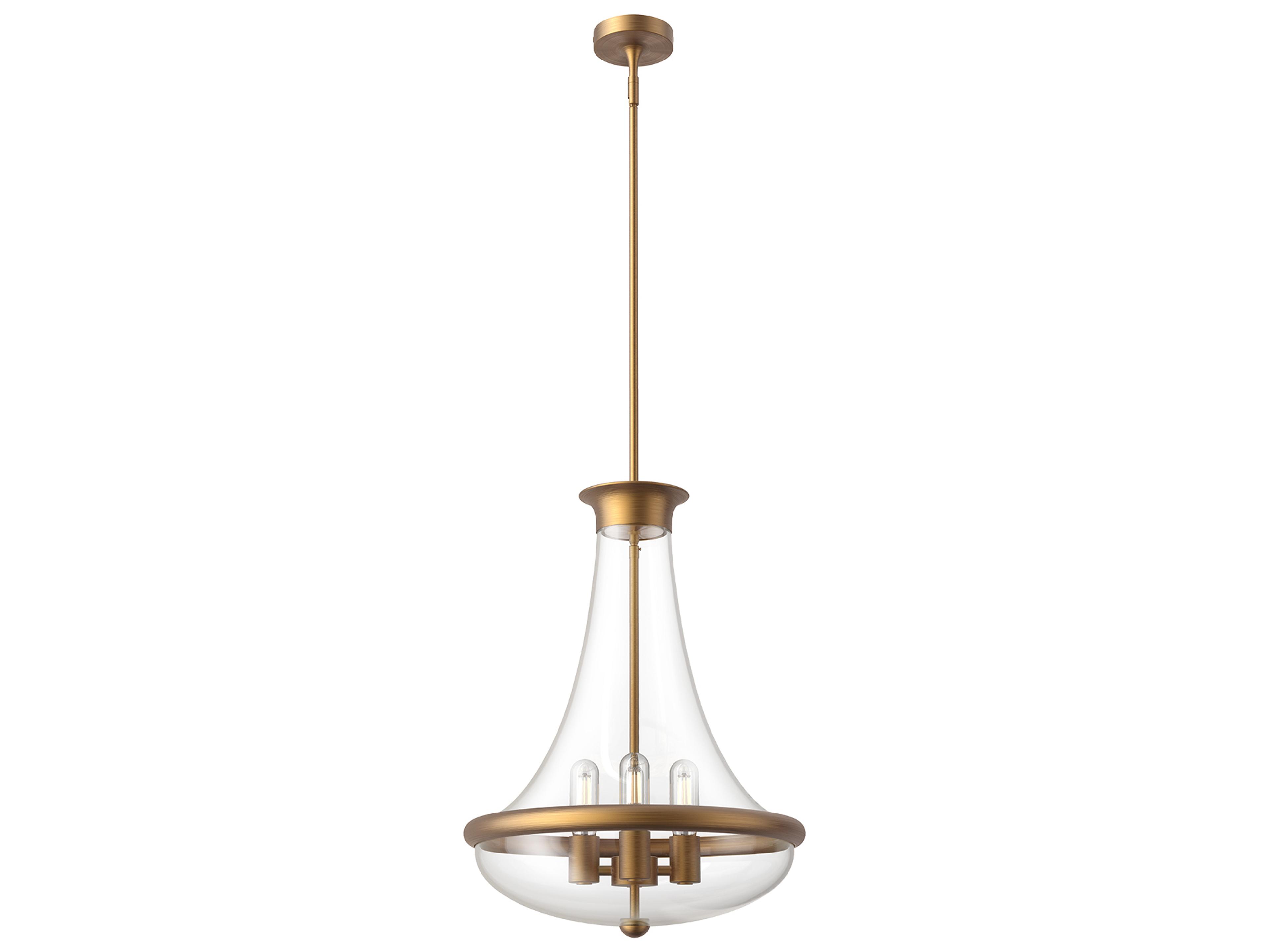 Alora Mood Marcel 4-Light Aged Gold Pendant