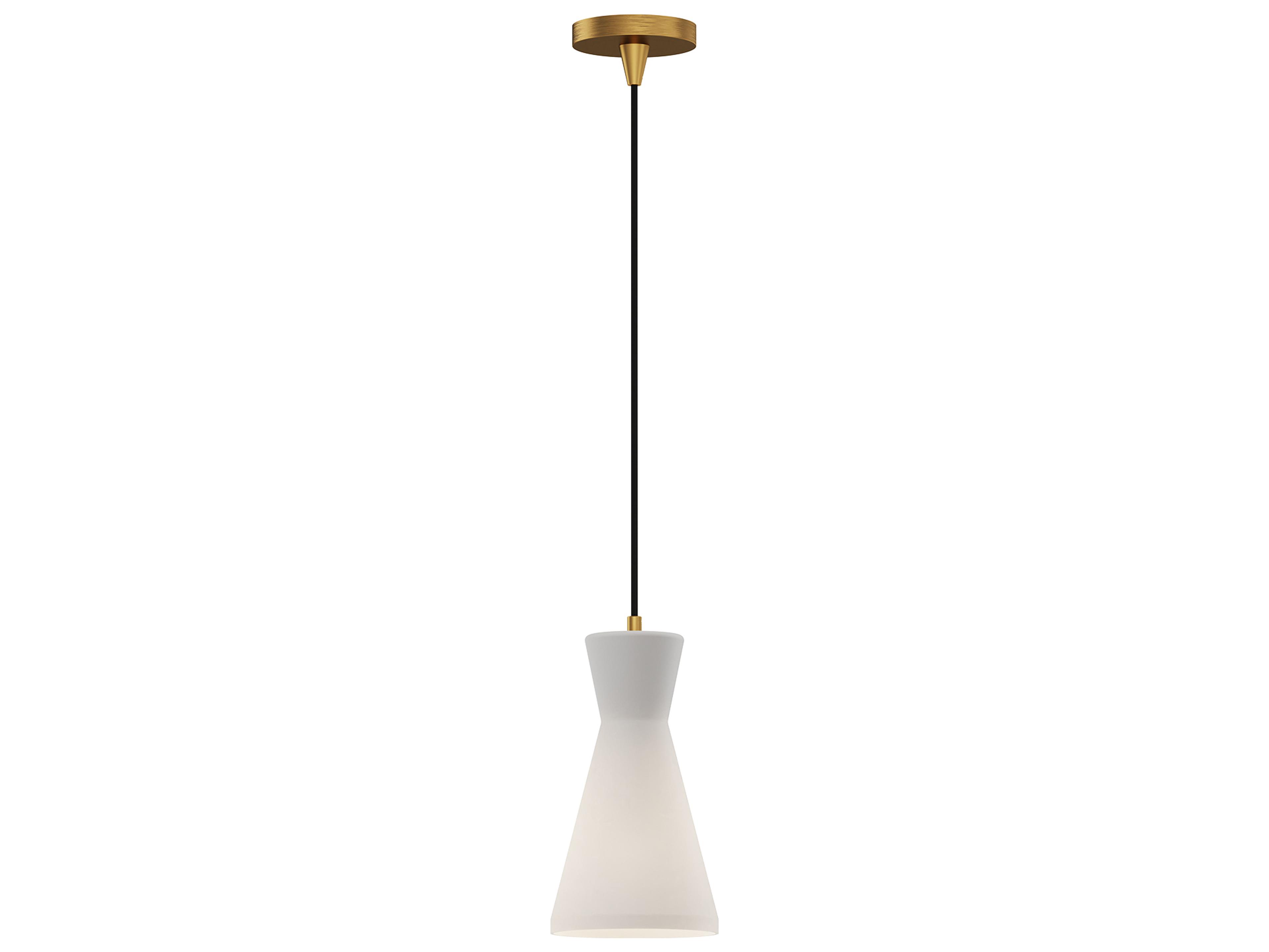 Alora Mood Betty 1-Light Aged Gold Geometric Mini Pendant