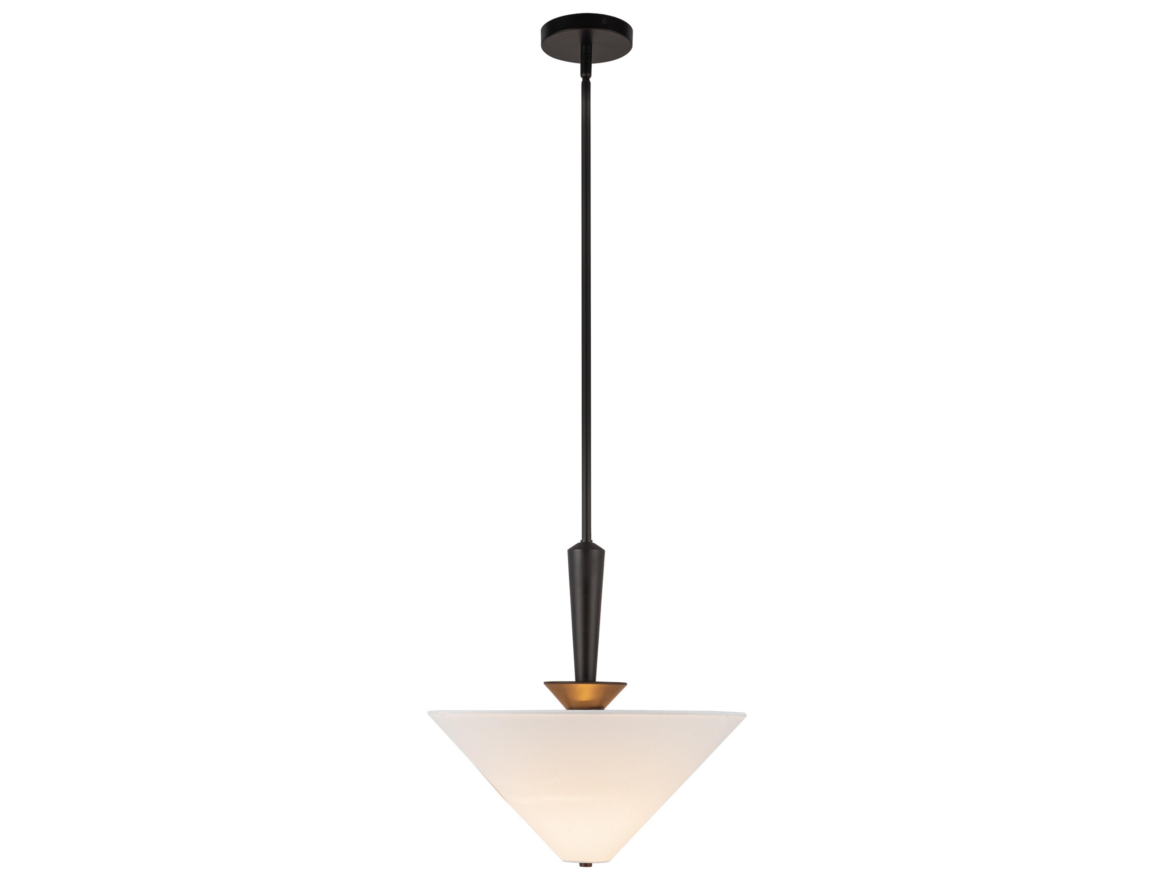 Alora Mood Bridgette 1-Light Matte Black Pendant