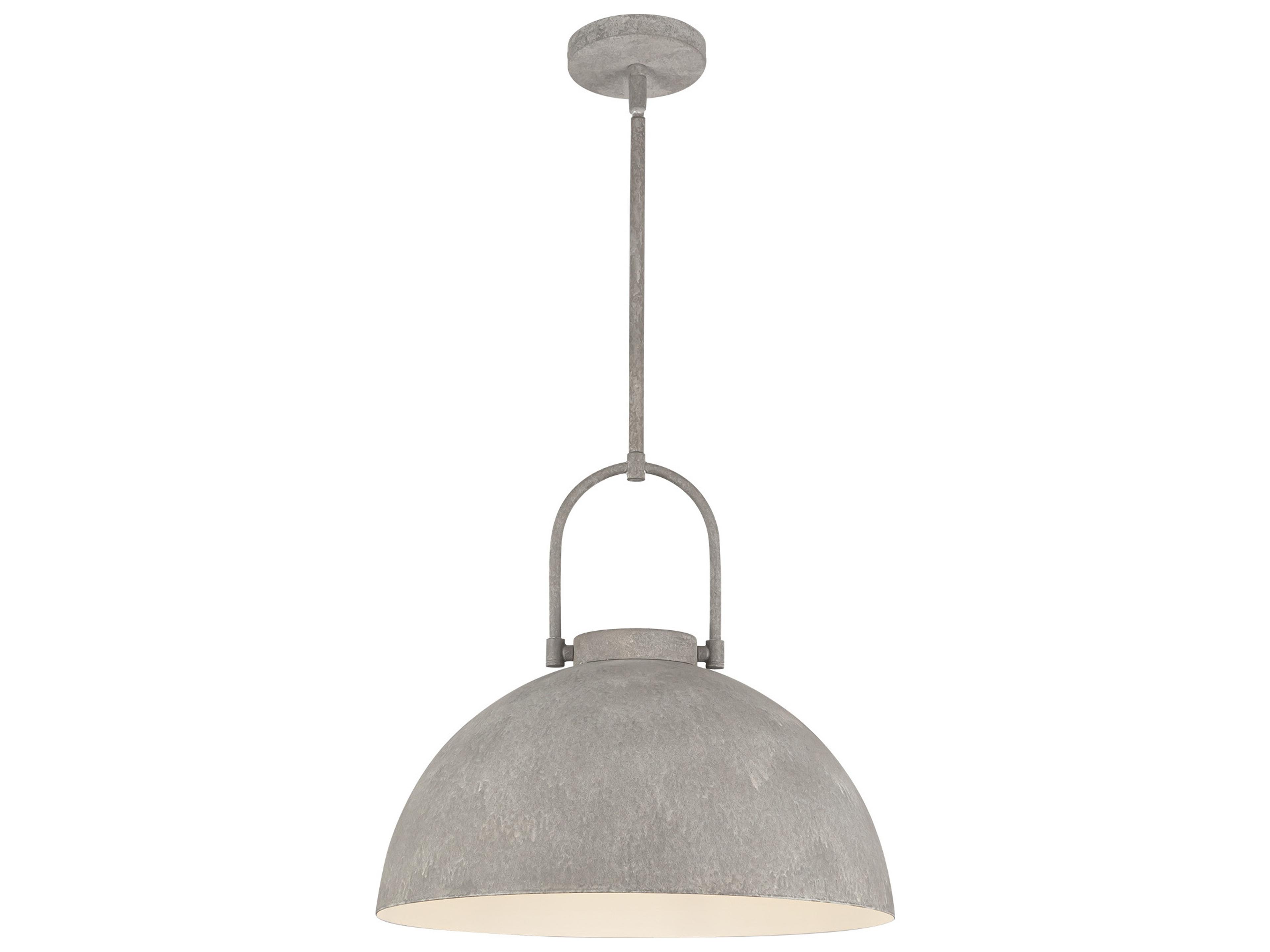 Alora Mood Harper 1-Light Steel Dome Pendant
