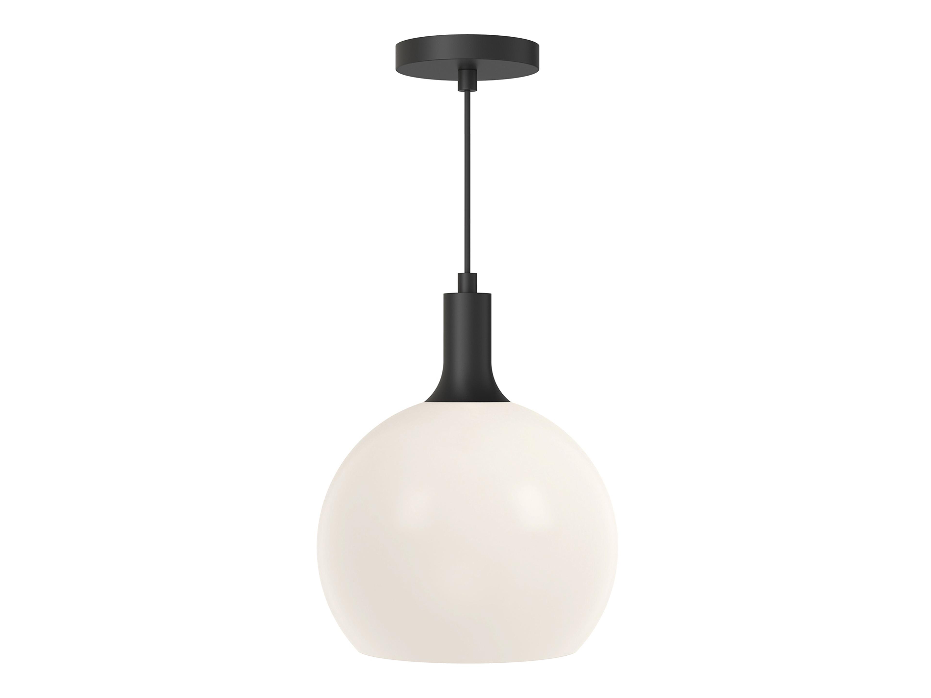 Castilla 1-Light Matte Black Globe Mini Pendant