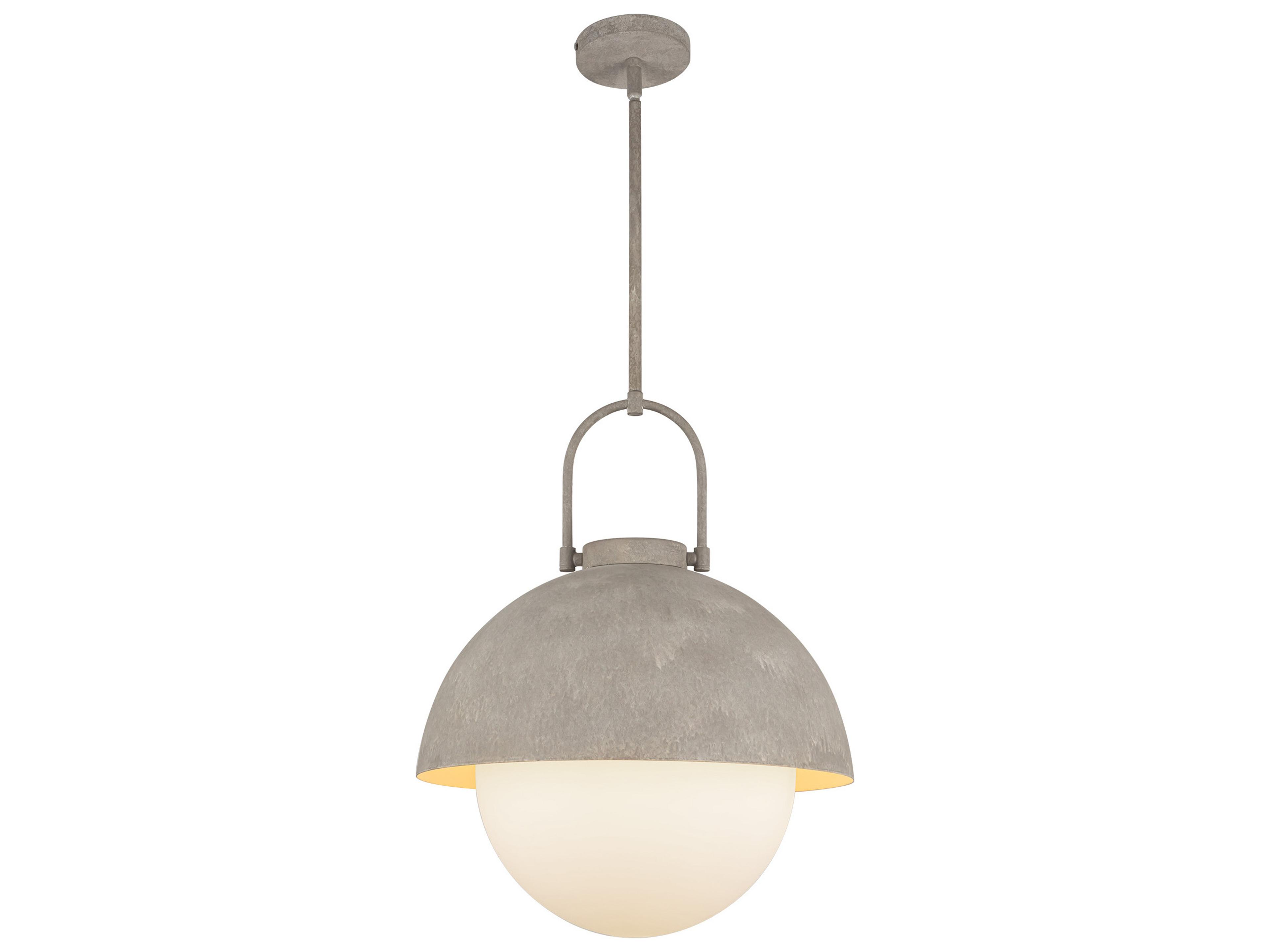 Alora Mood Harper 1-Light Steel Dome Pendant