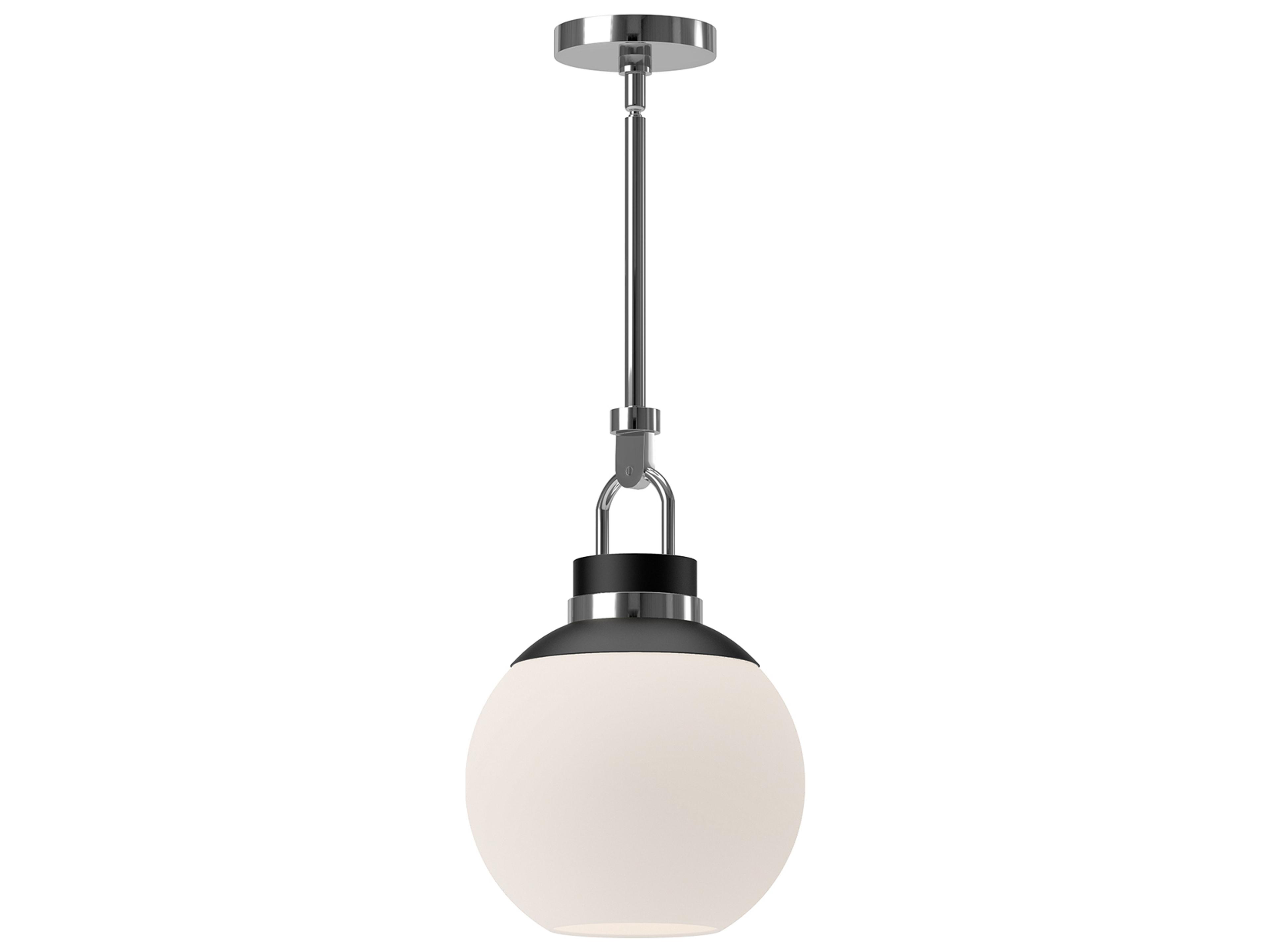 Alora Mood Copperfield 1-Light Chrome Globe Mini Pendant