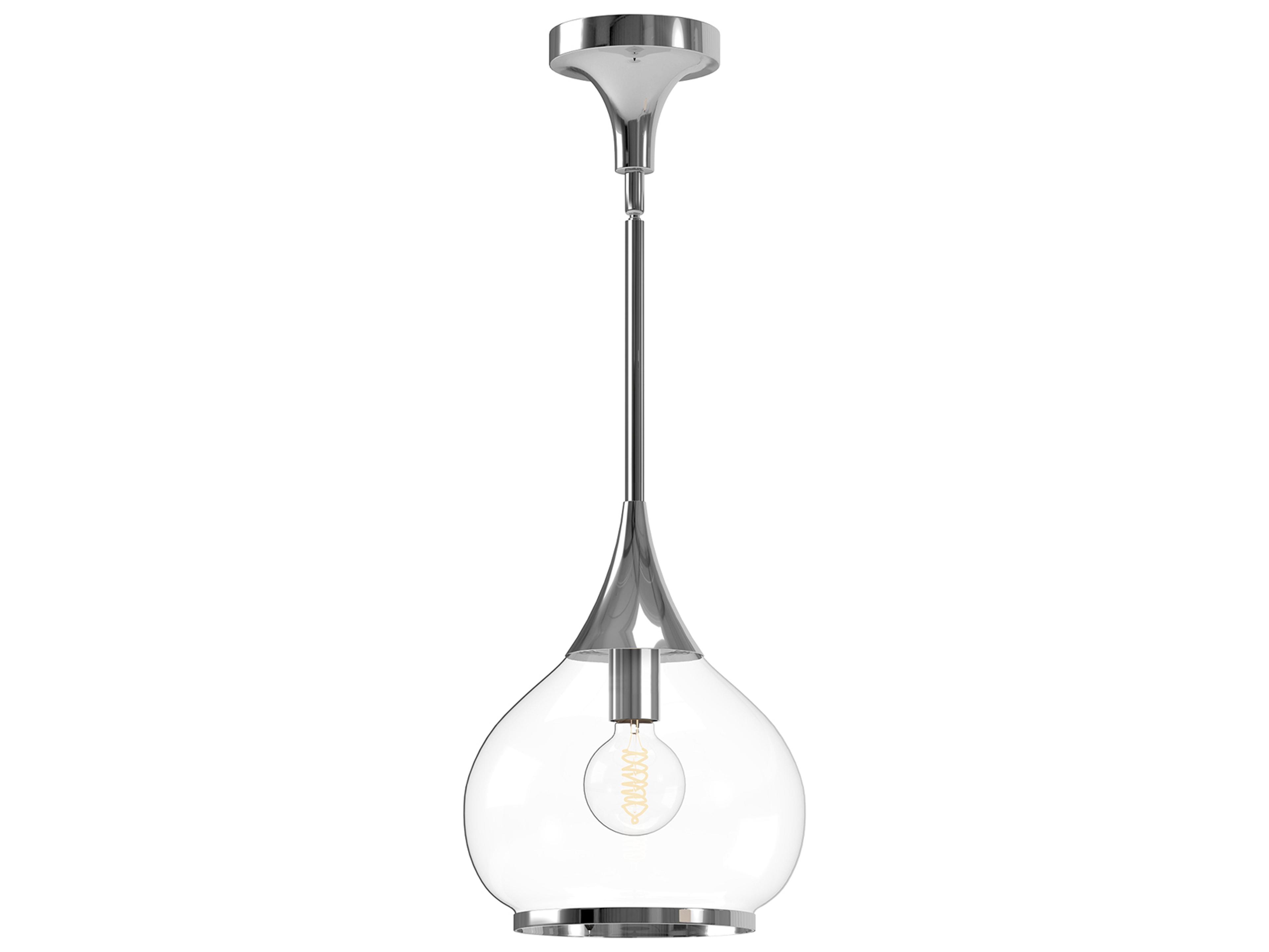 Alora Mood Hazel 1-Light Chrome Mini Pendant