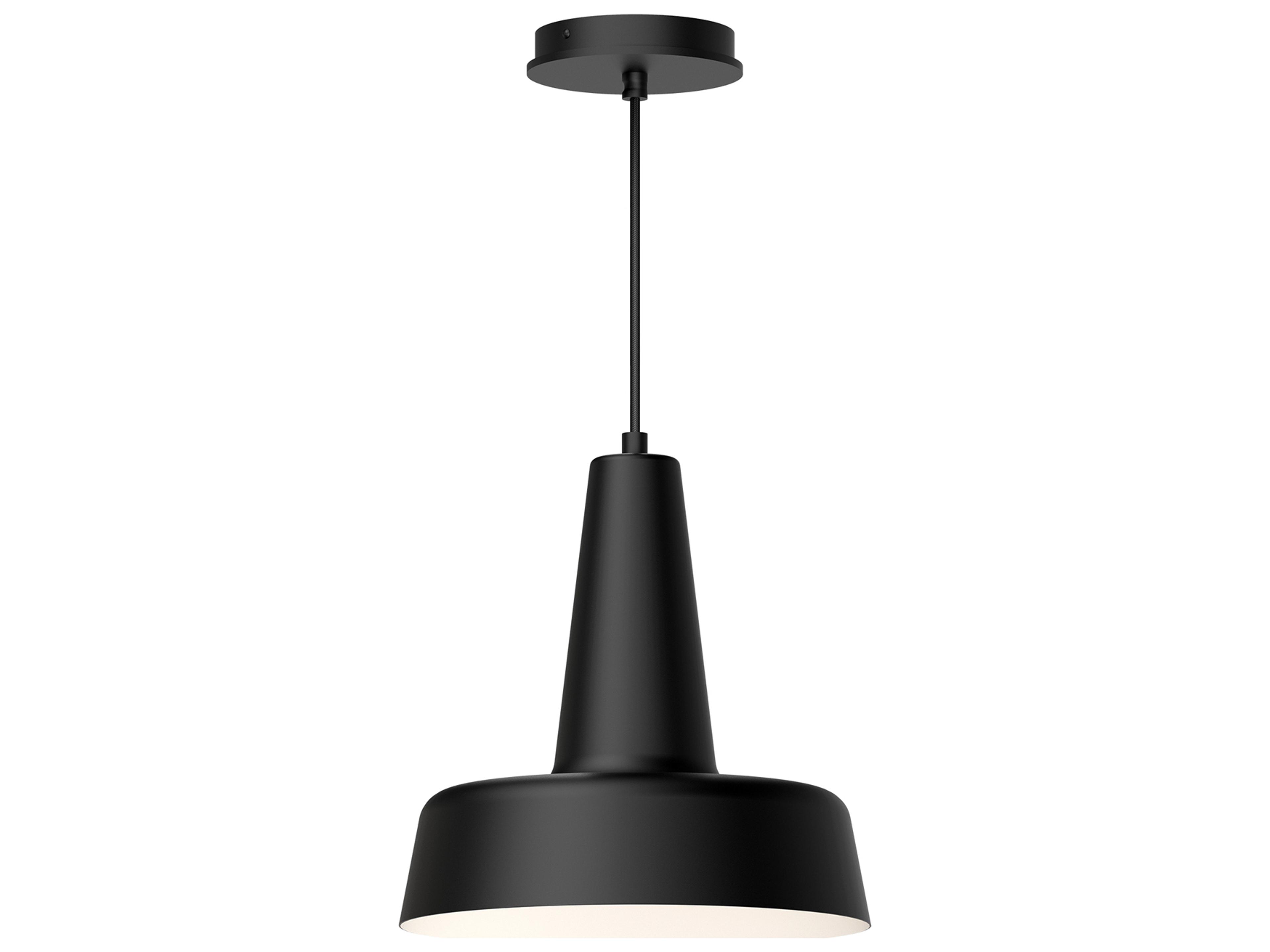 Alora Mood Juliana 1-Light Matte Black Mini Pendant