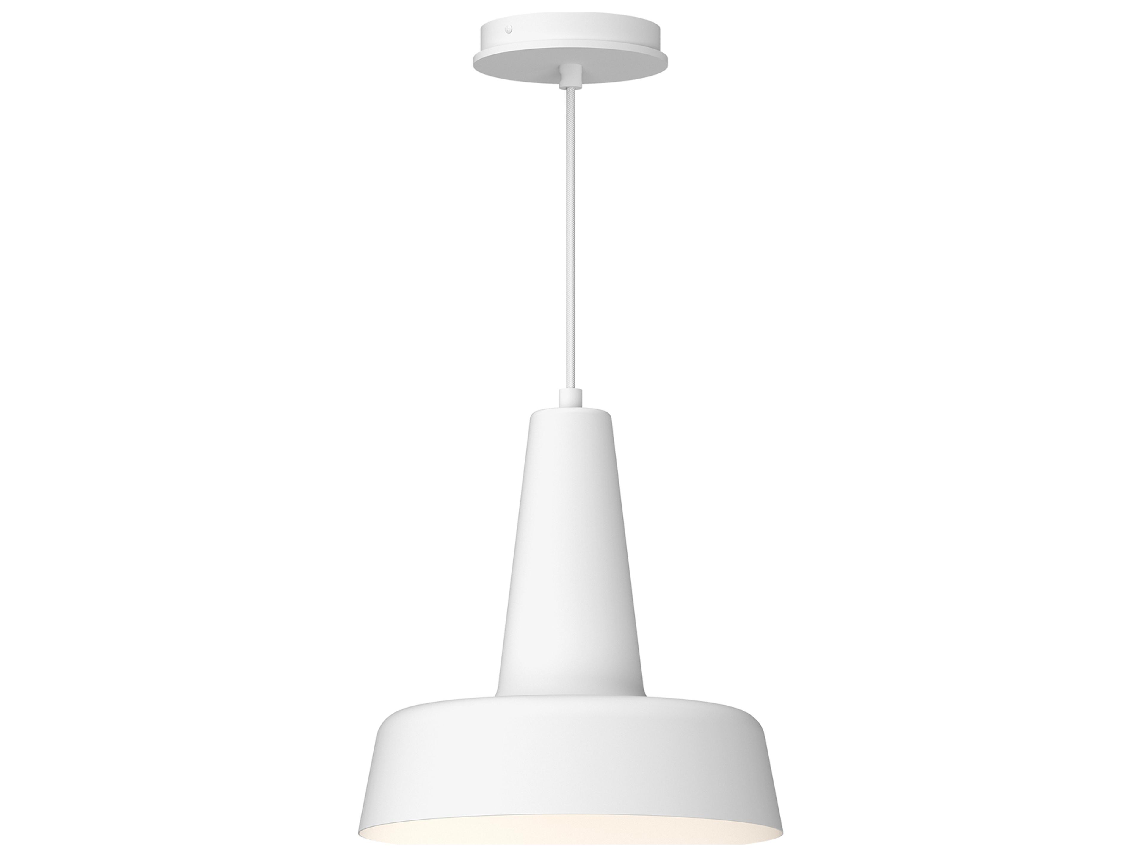 Alora Mood Juliana 1-Light White Mini Pendant