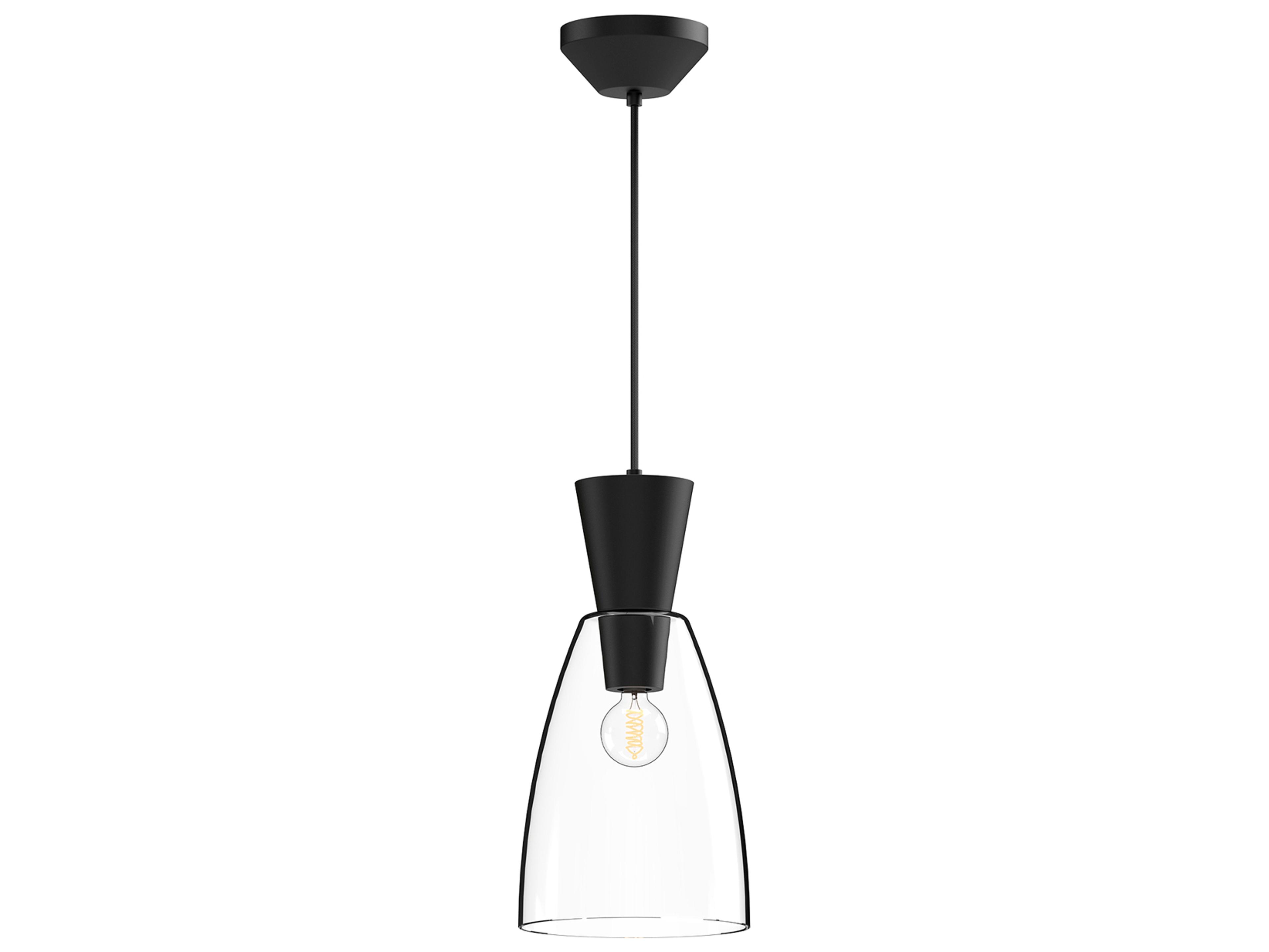 Arlo 1-Light Matte Black Mini Pendant