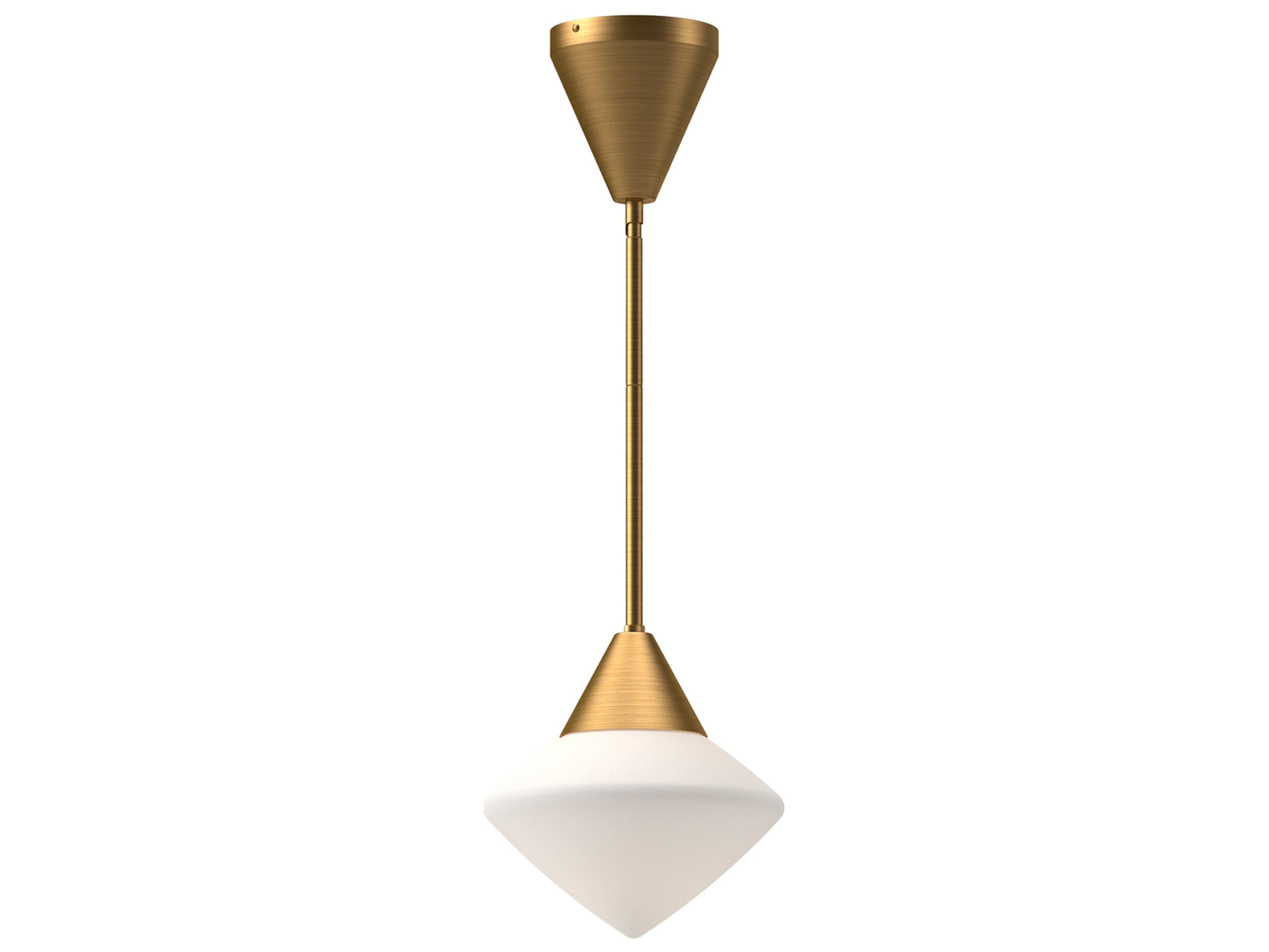 Alora Mood Nora 1-Light Aged Gold Mini Pendant