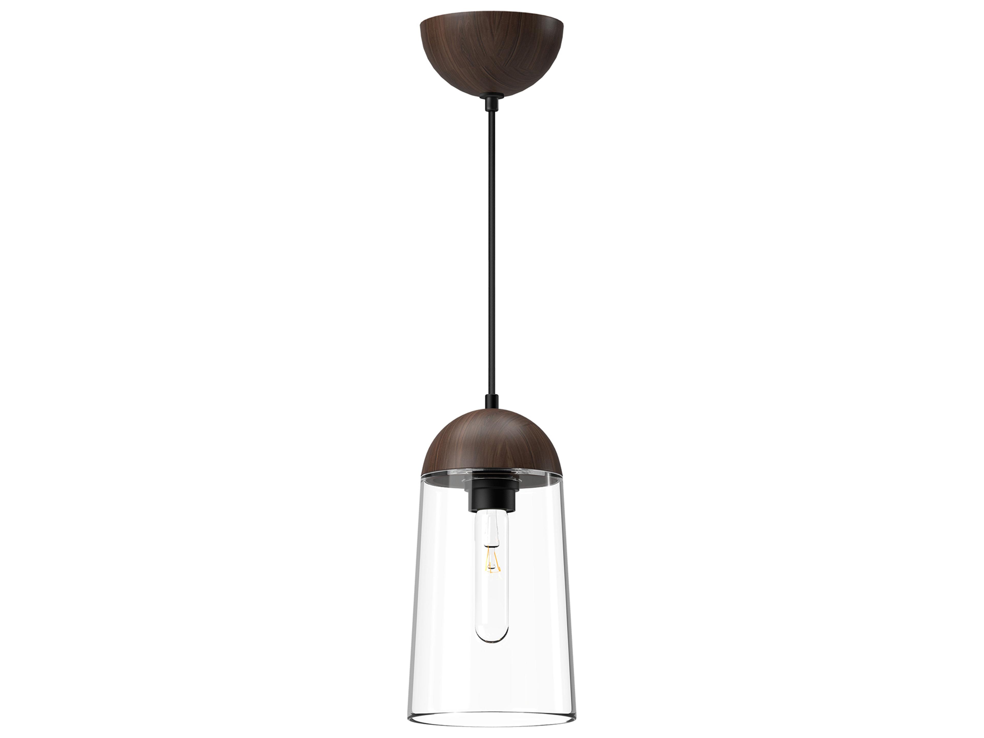 Alora Mood Emil 1-Light Matte Black Mini Pendant
