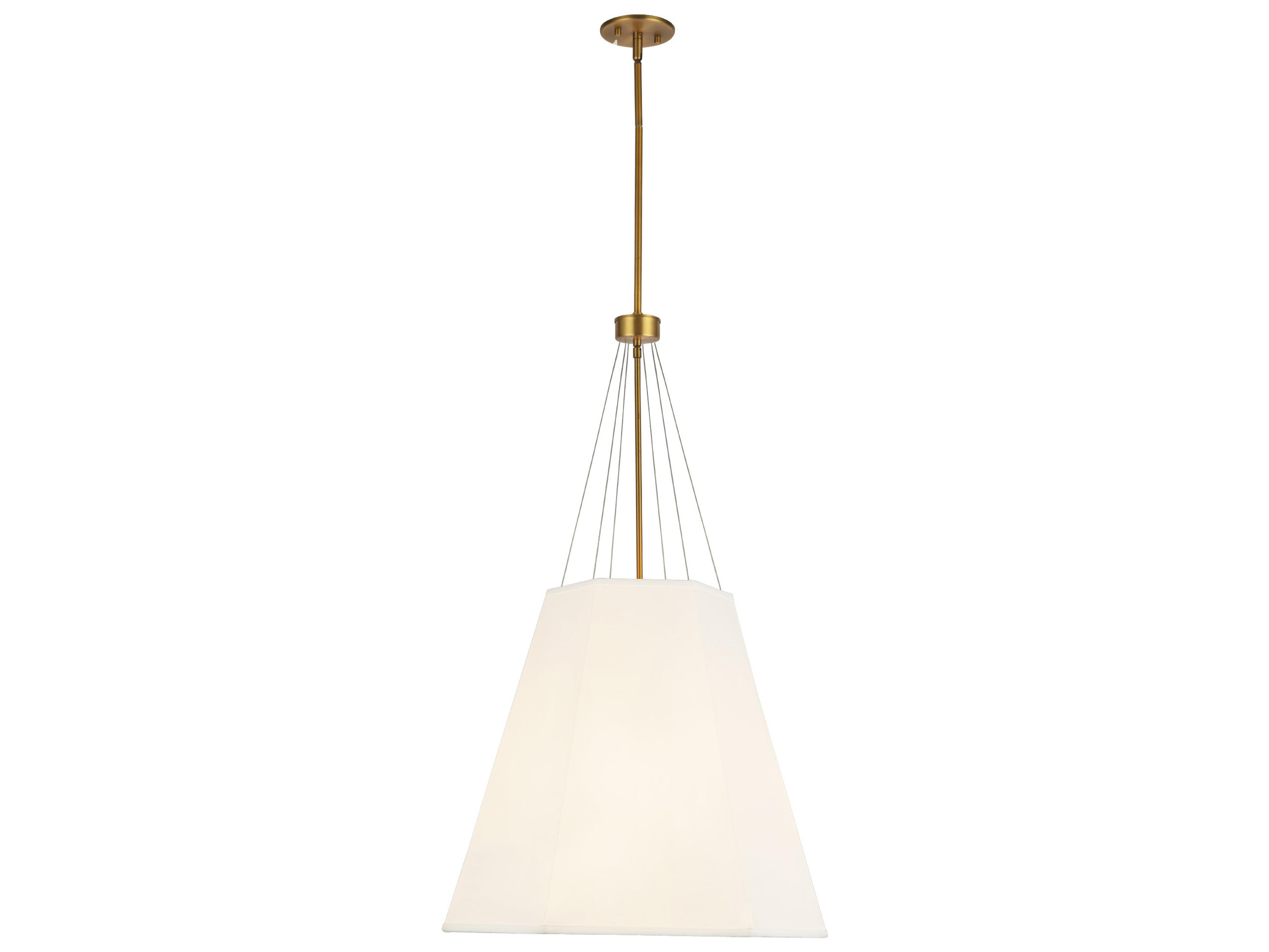 Alora Mood Manila 3-Light Aged Gold Pendant