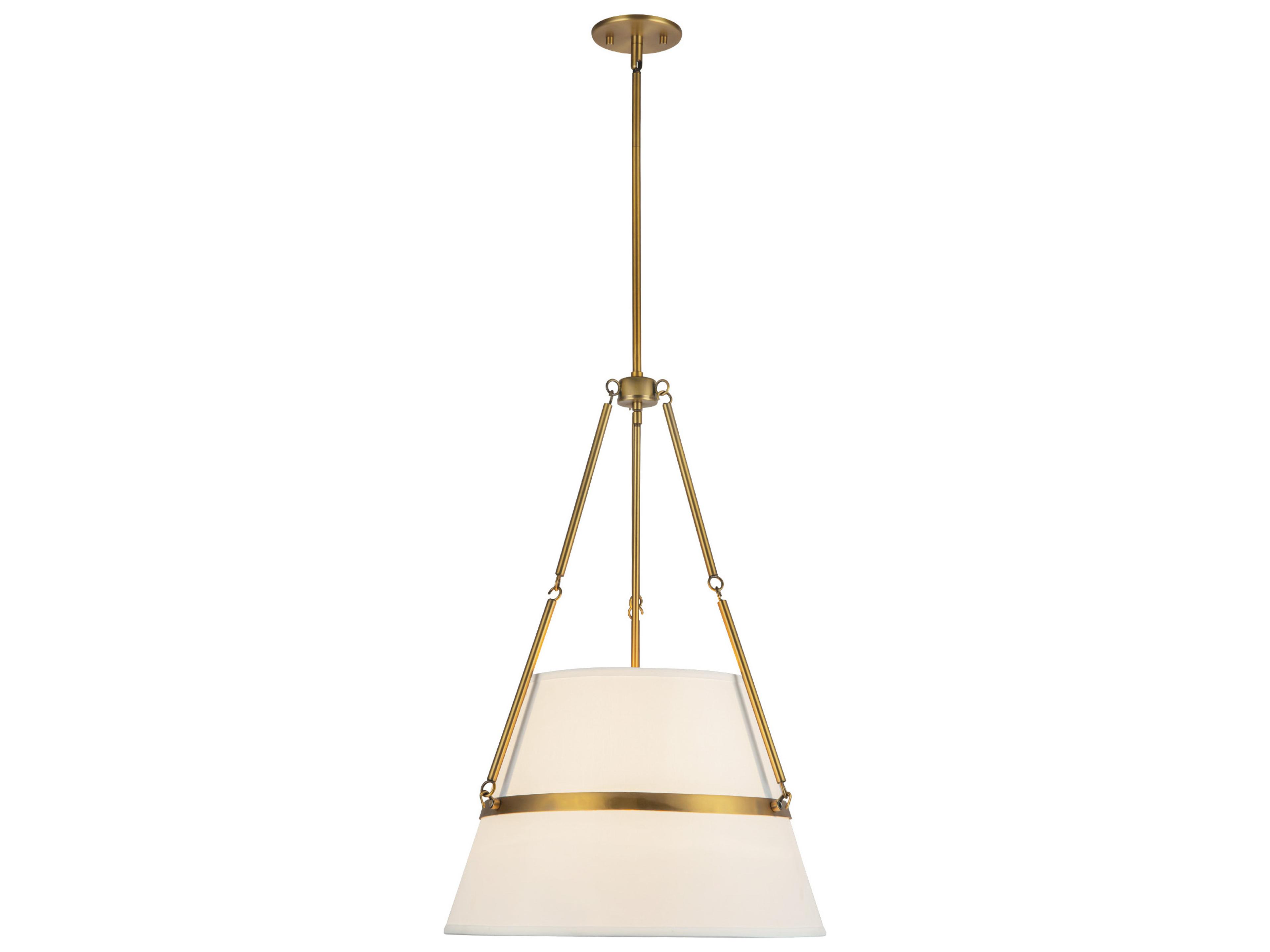 Alora Mood Oliver 1-Light Aged Gold Pendant
