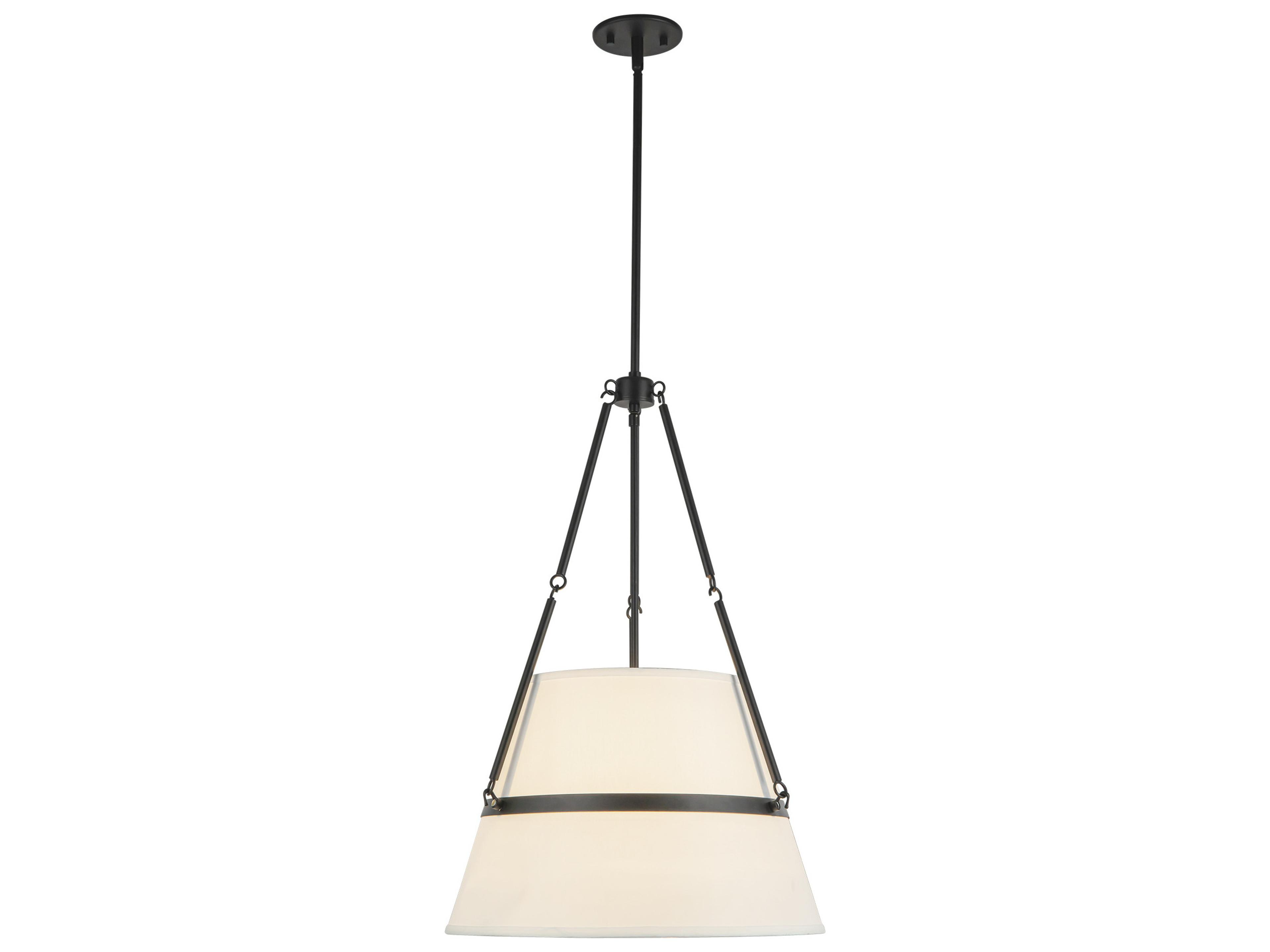 Alora Mood Oliver 1-Light Matte Black Pendant