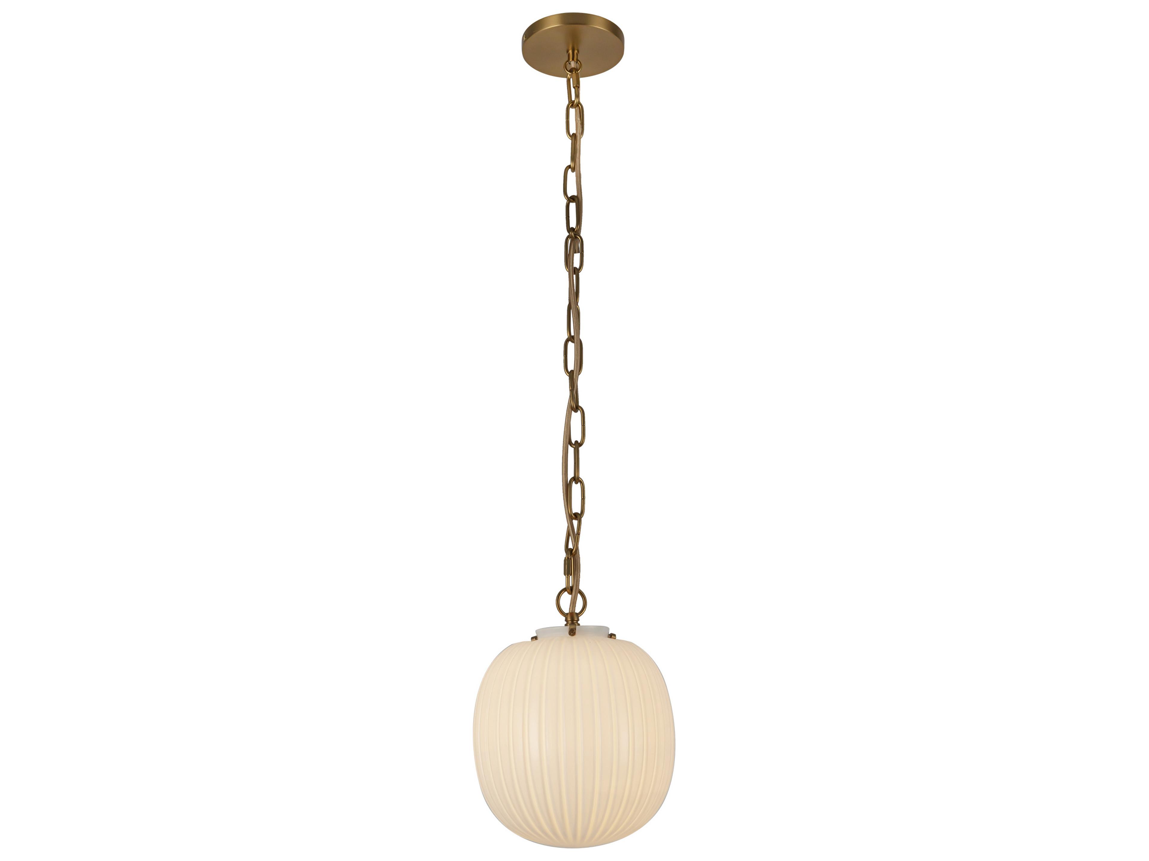 Alora Mood Cherise 1-Light Brushed Gold Mini Pendant