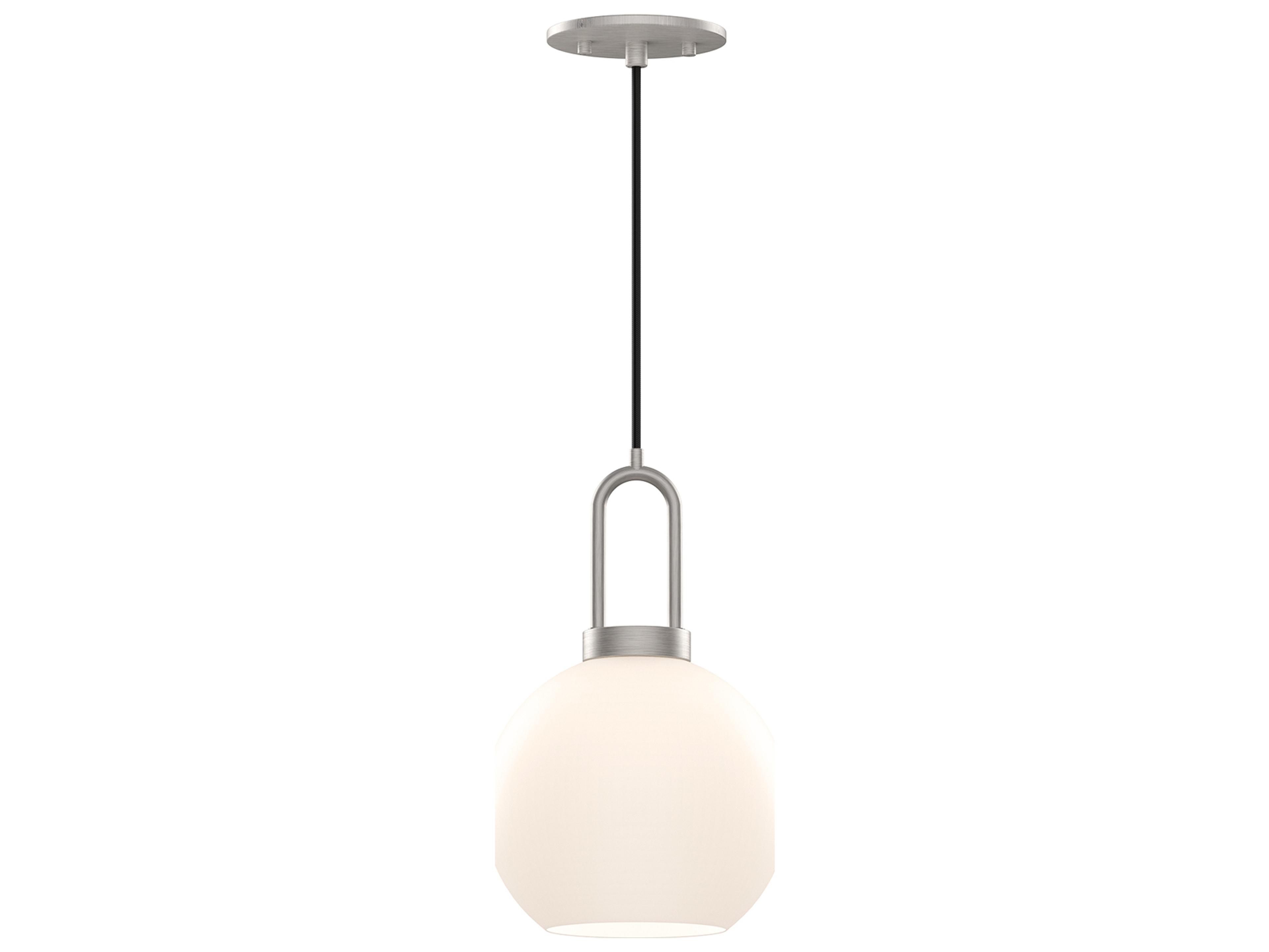 Alora Mood Soji 1-Light Brushed Nickel Globe Mini Pendant