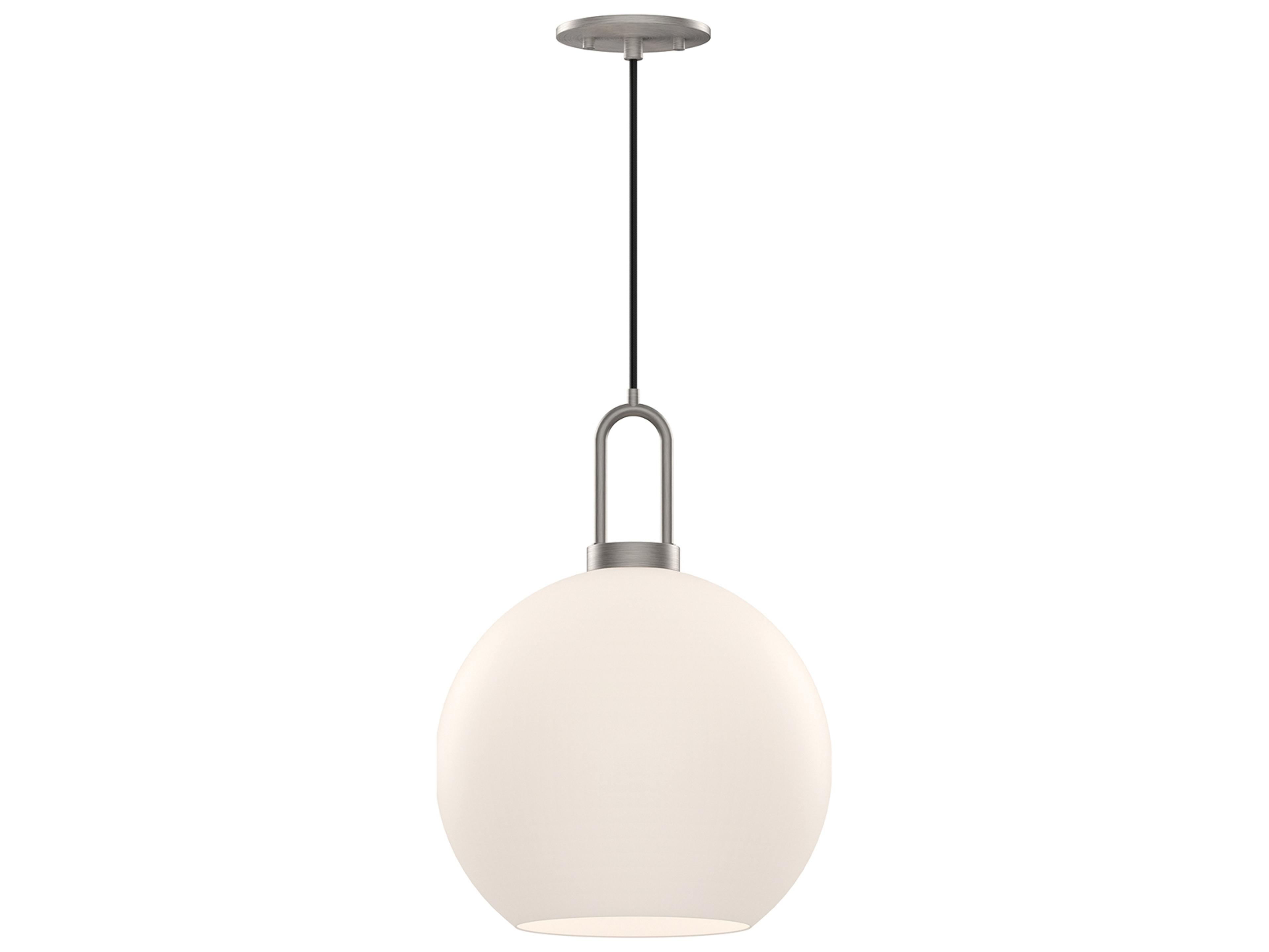 Alora Mood Soji 1-Light Brushed Nickel Globe Mini Pendant