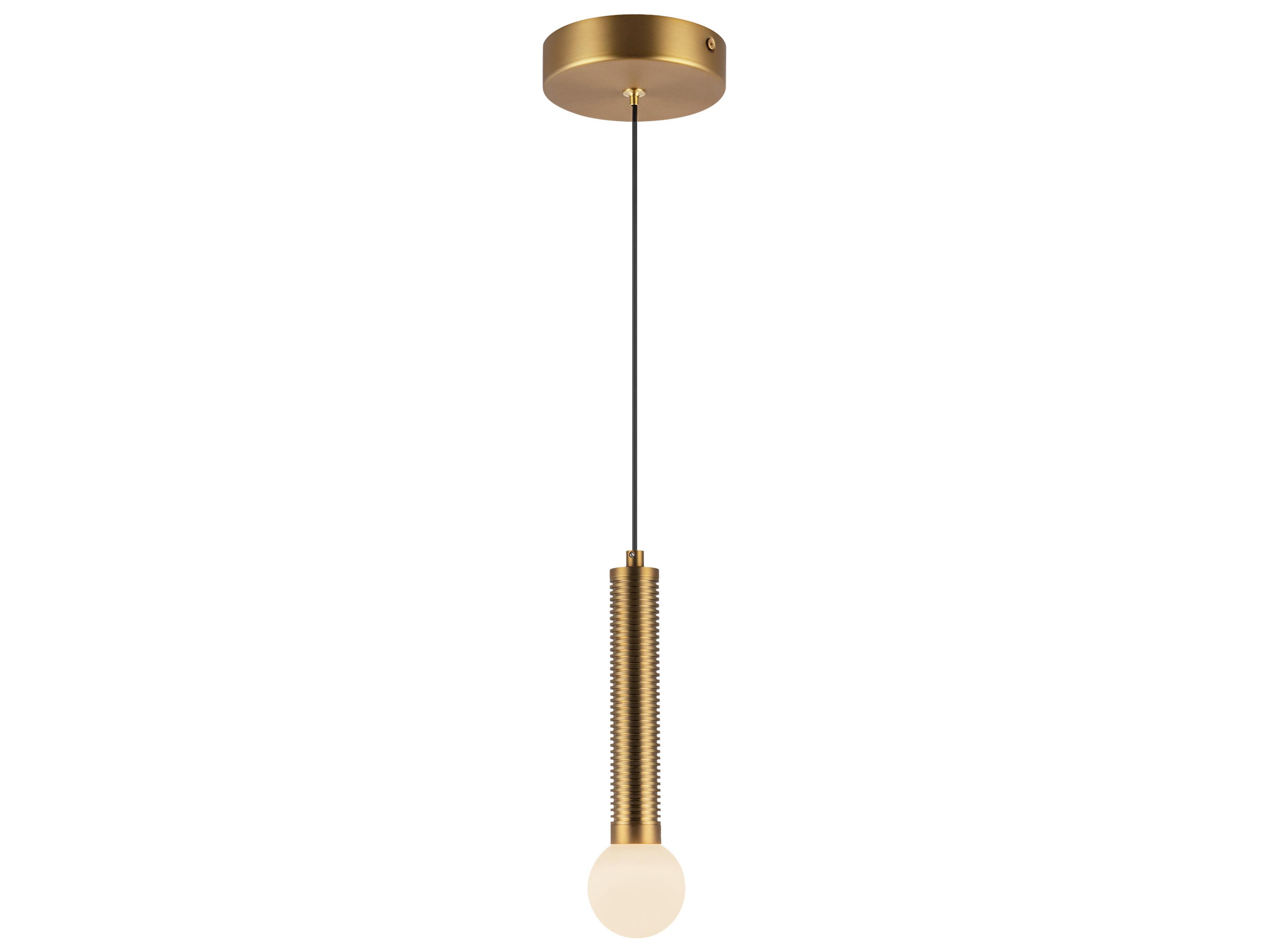 Alora Mood Arden Brushed Gold Mini Pendant