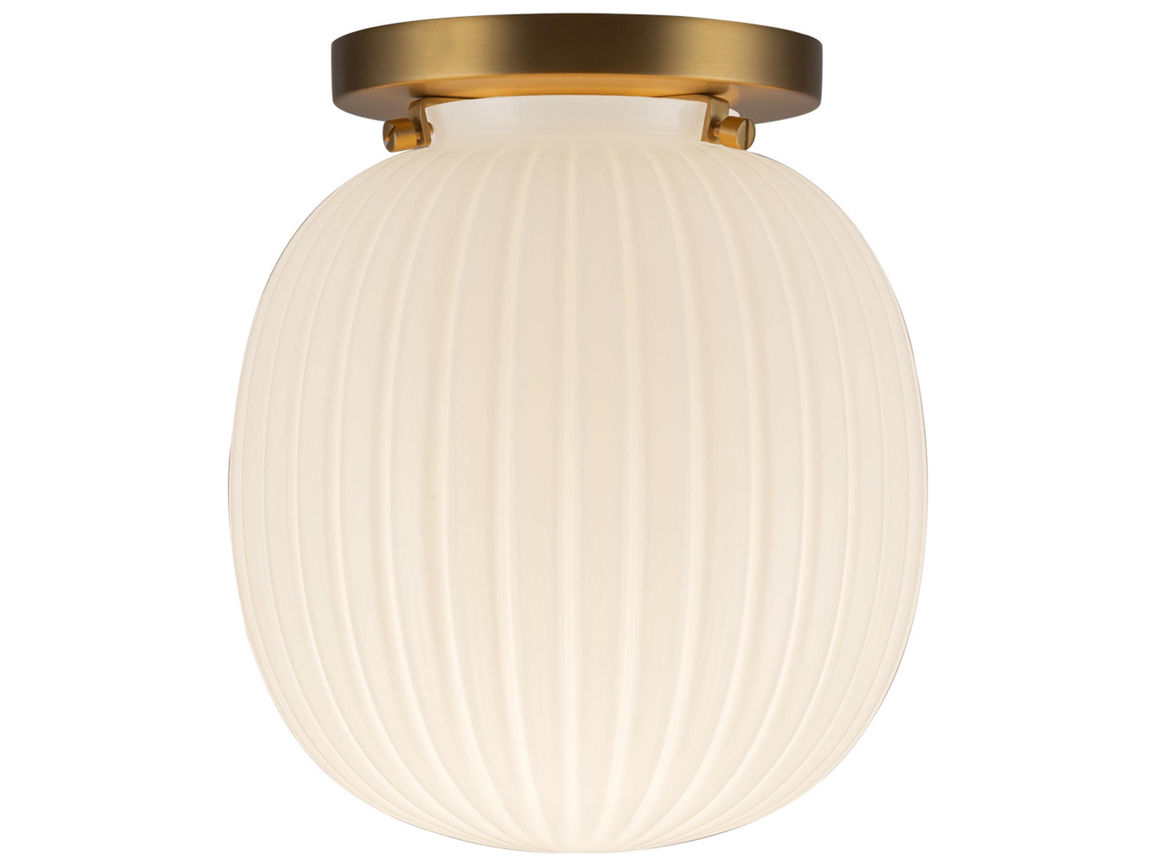 Alora Mood Cherise 1-Light Brushed Gold Flush Mount