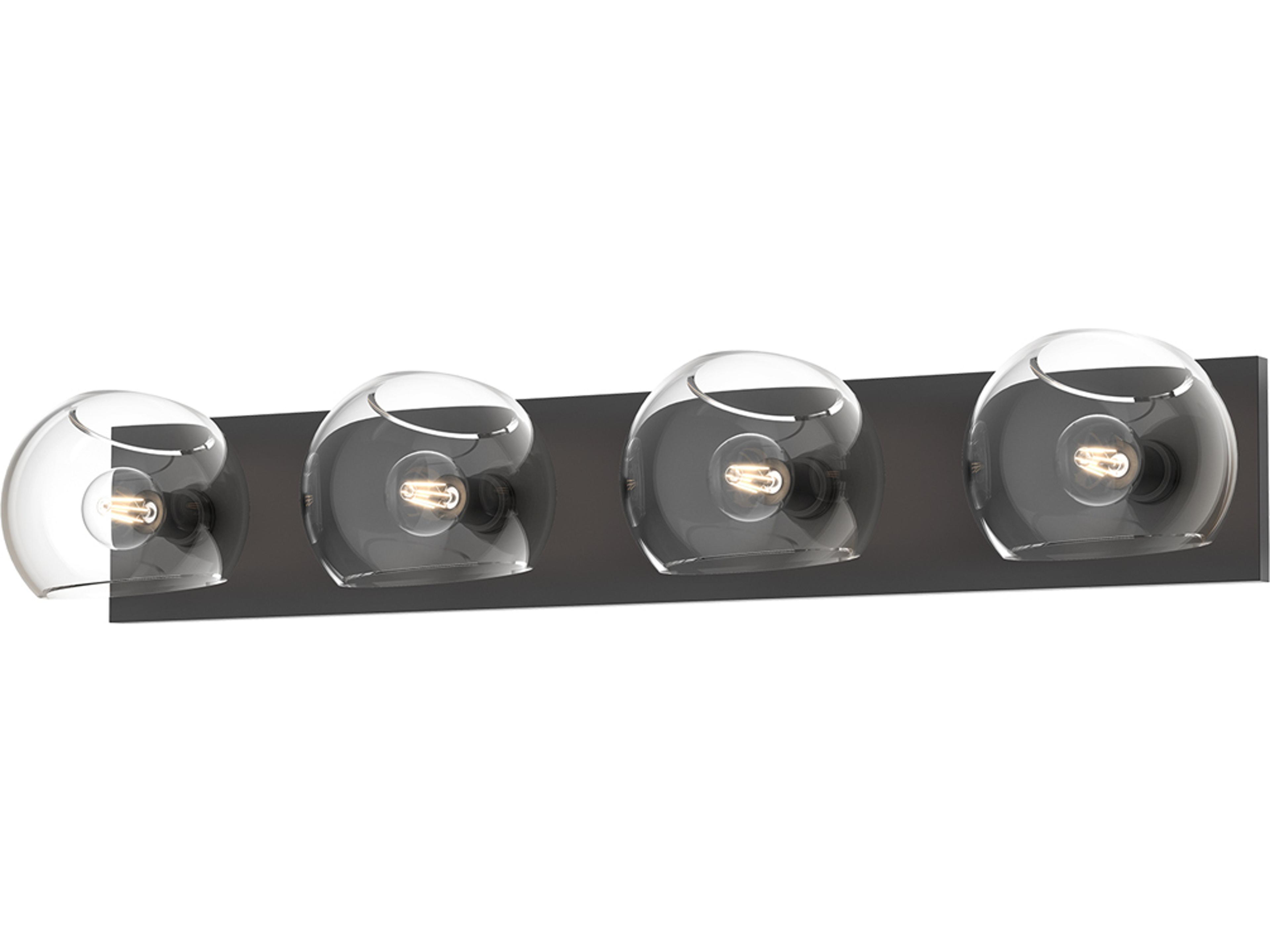 Willow 4-Light Matte Black Vanity Light