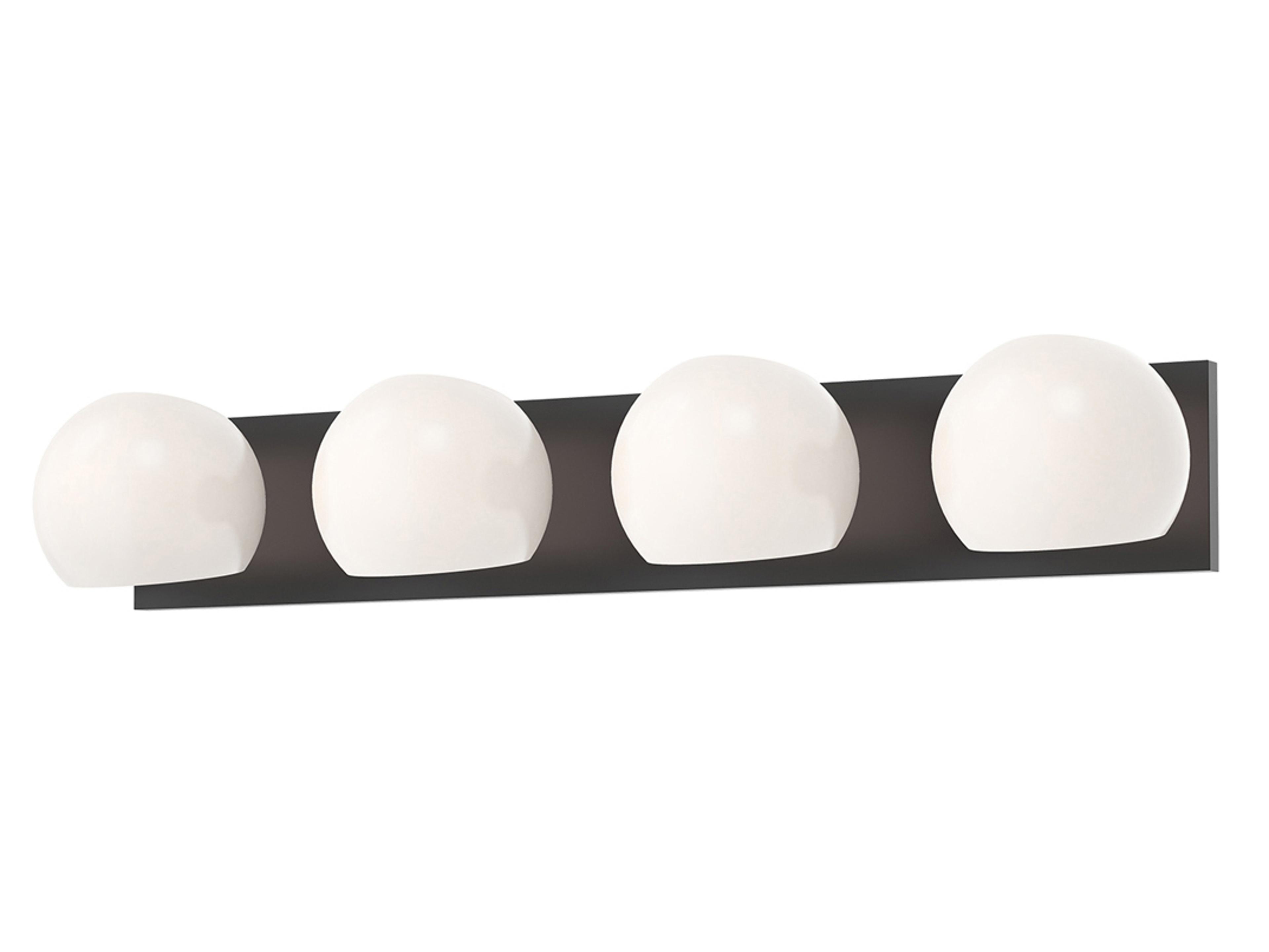 Willow 4-Light Matte Black Vanity Light