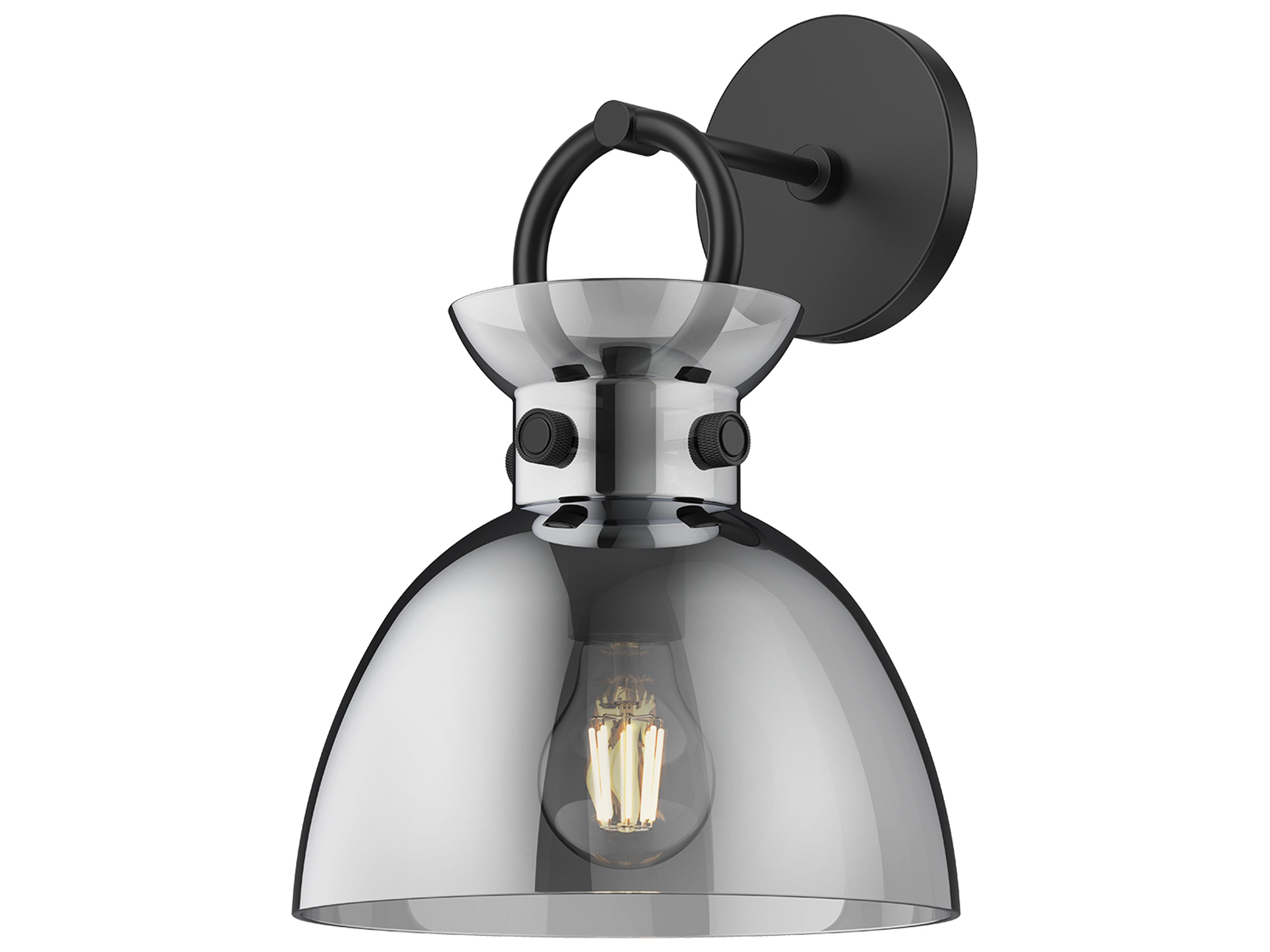 Alora Mood Waldo 1-Light Matte Black Wall Sconce