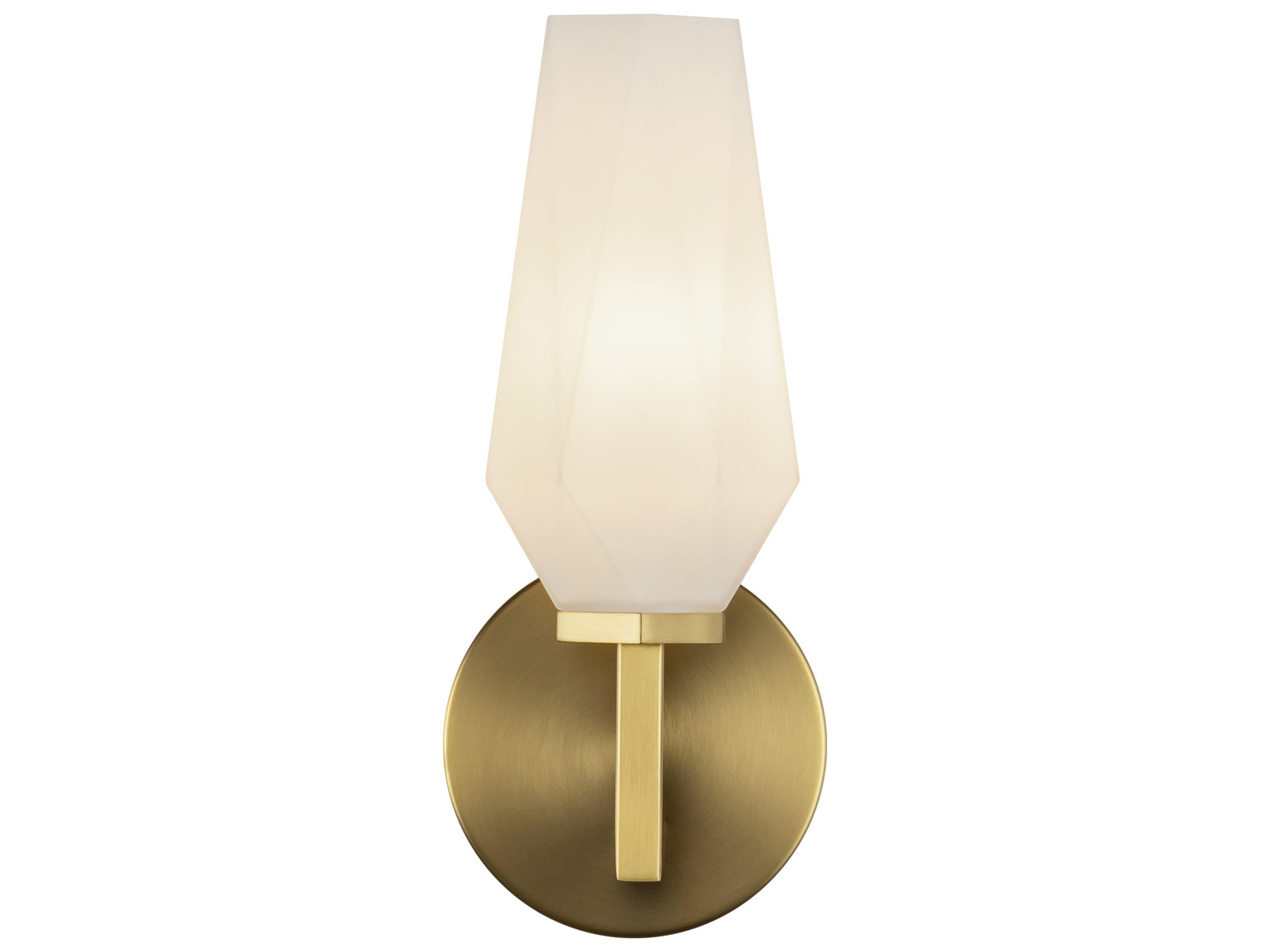 Alora Mood Krysta 1-Light Brushed Gold Wall Sconce