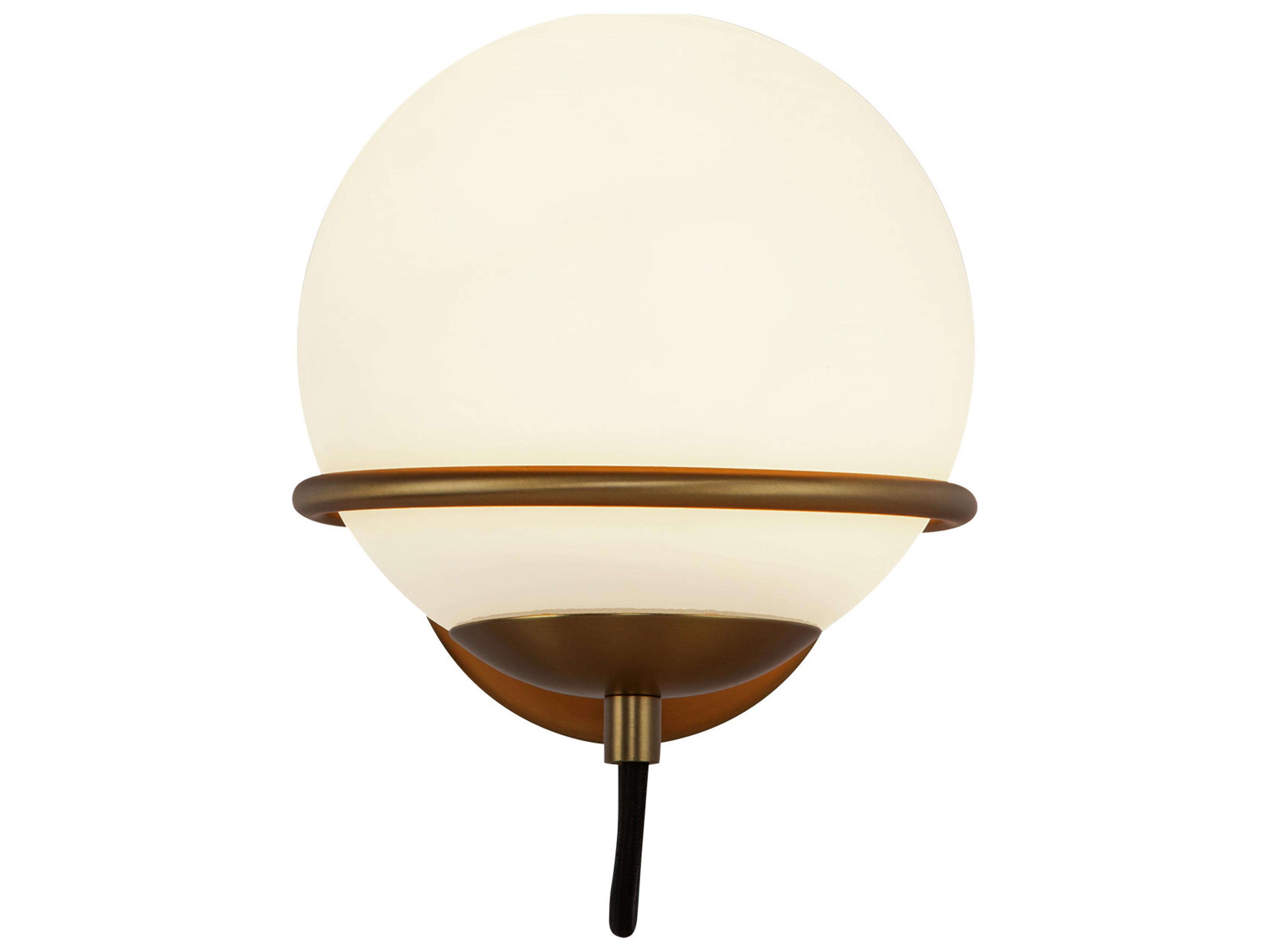 Alora Mood Alba 1-Light Aged Gold Wall Sconce
