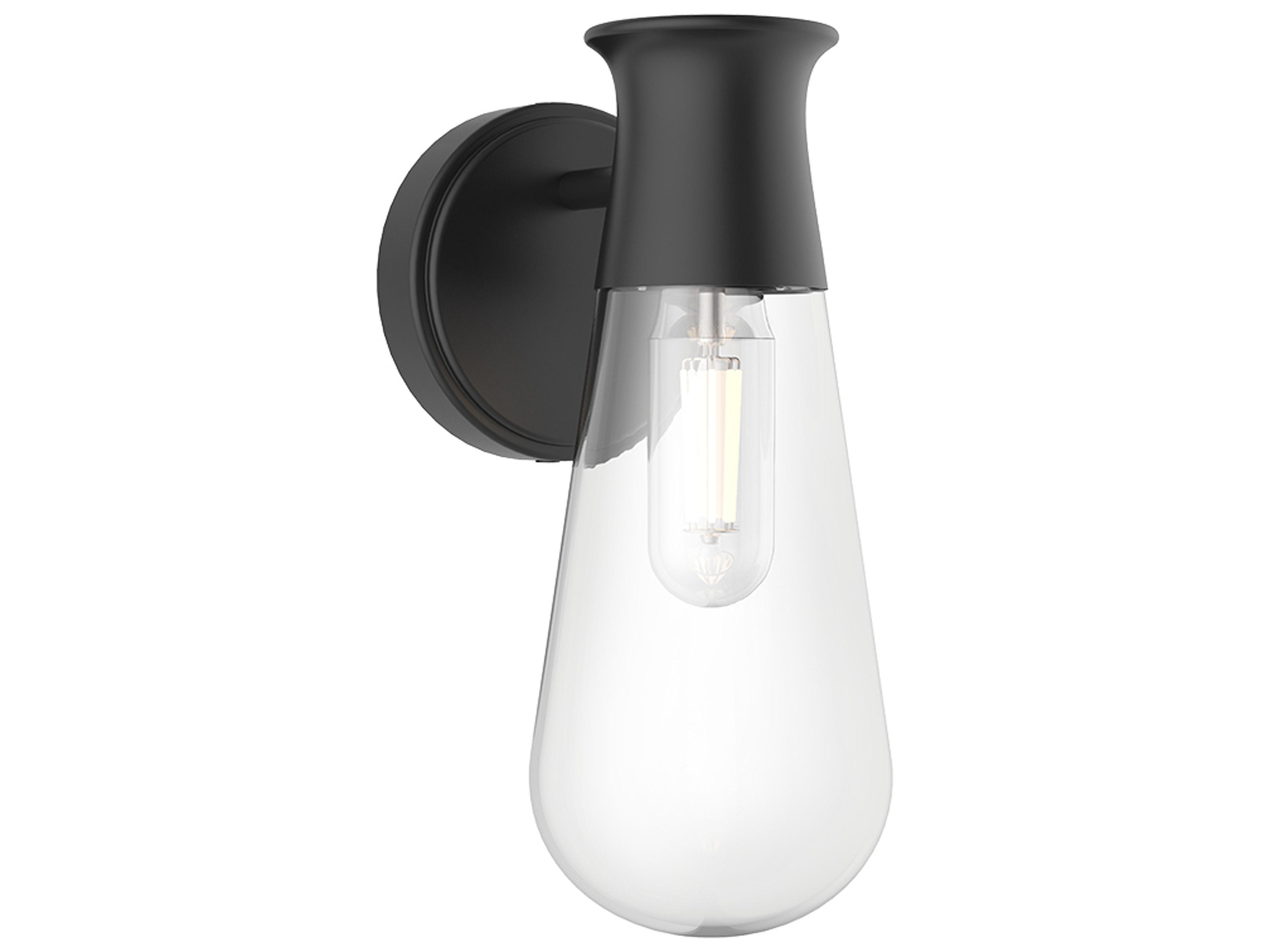 Alora Mood Marcel 1-Light Matte Black Wall Sconce