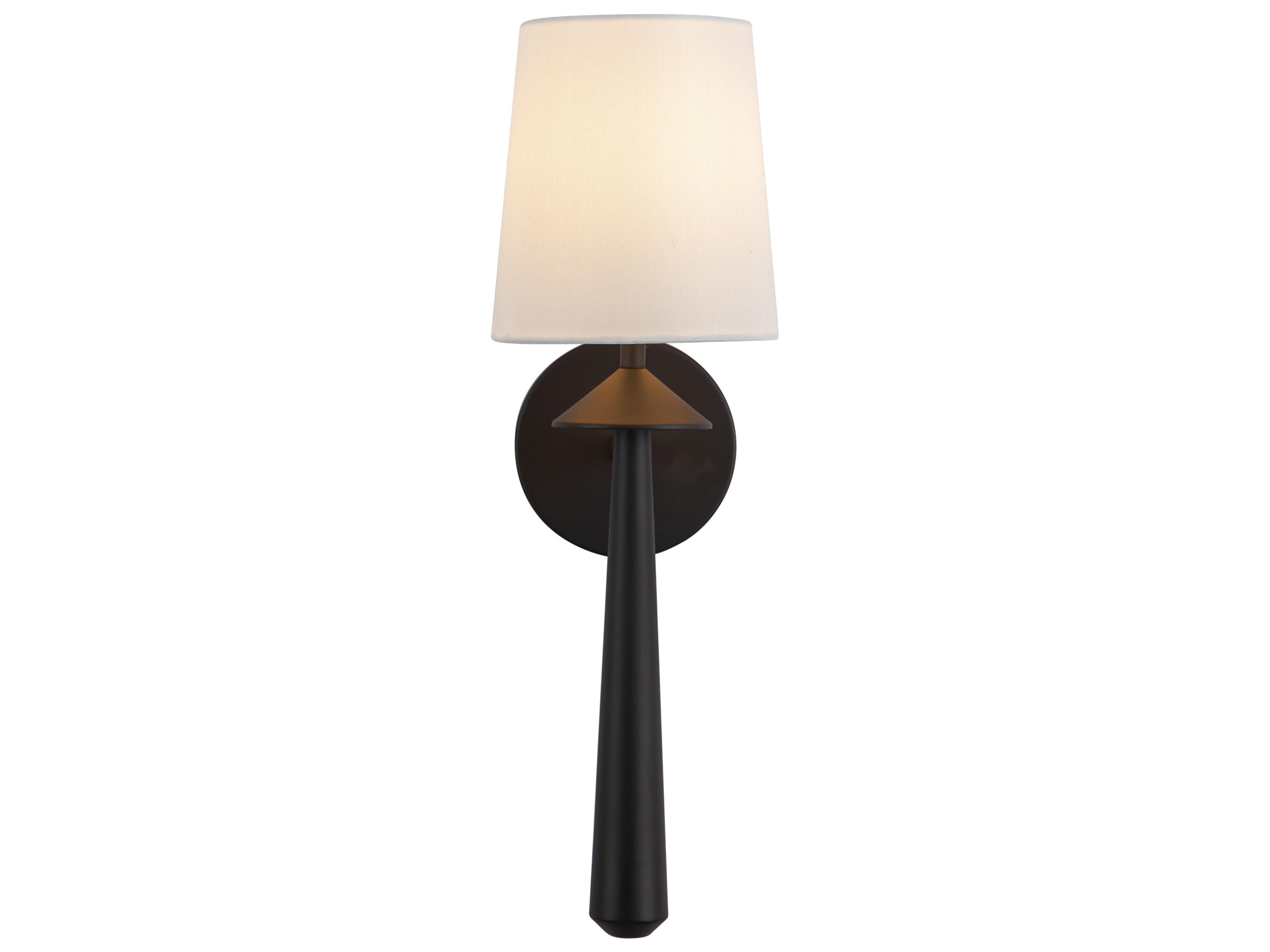 Alora Mood Bridgette 1-Light Matte Black Wall Sconce