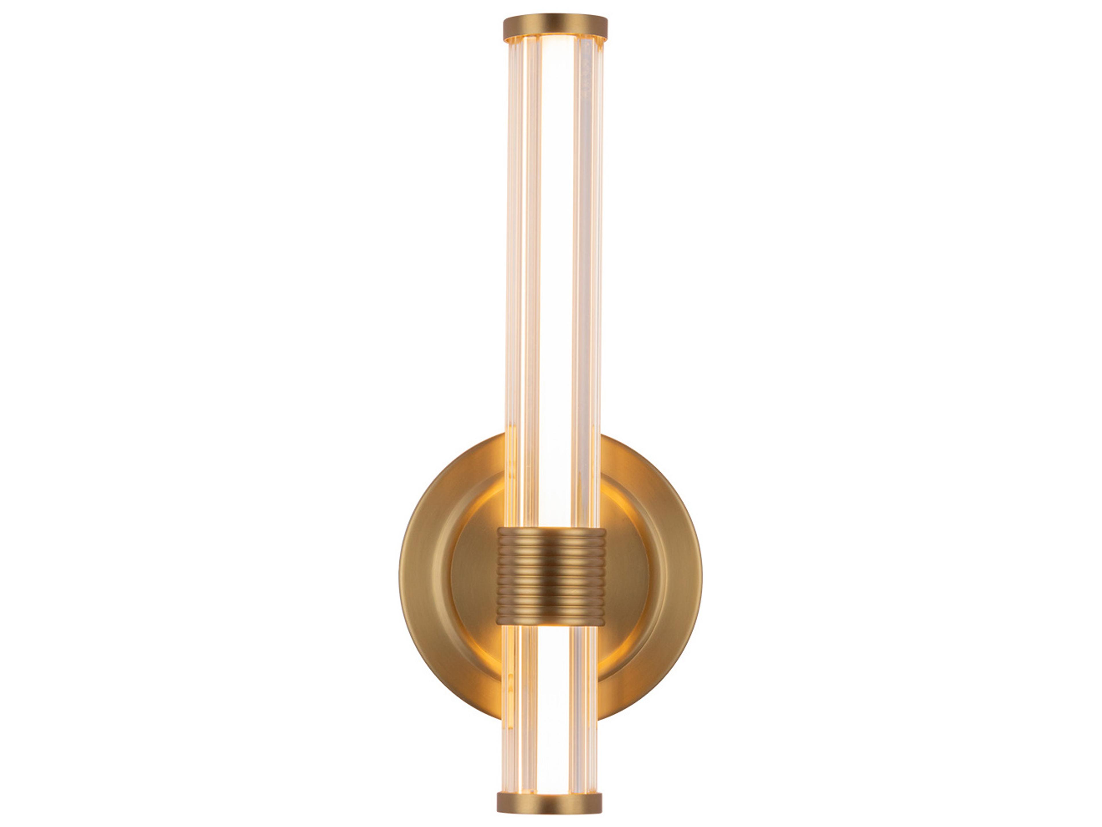 Alora Mood Elsie Brushed Gold Wall Sconce