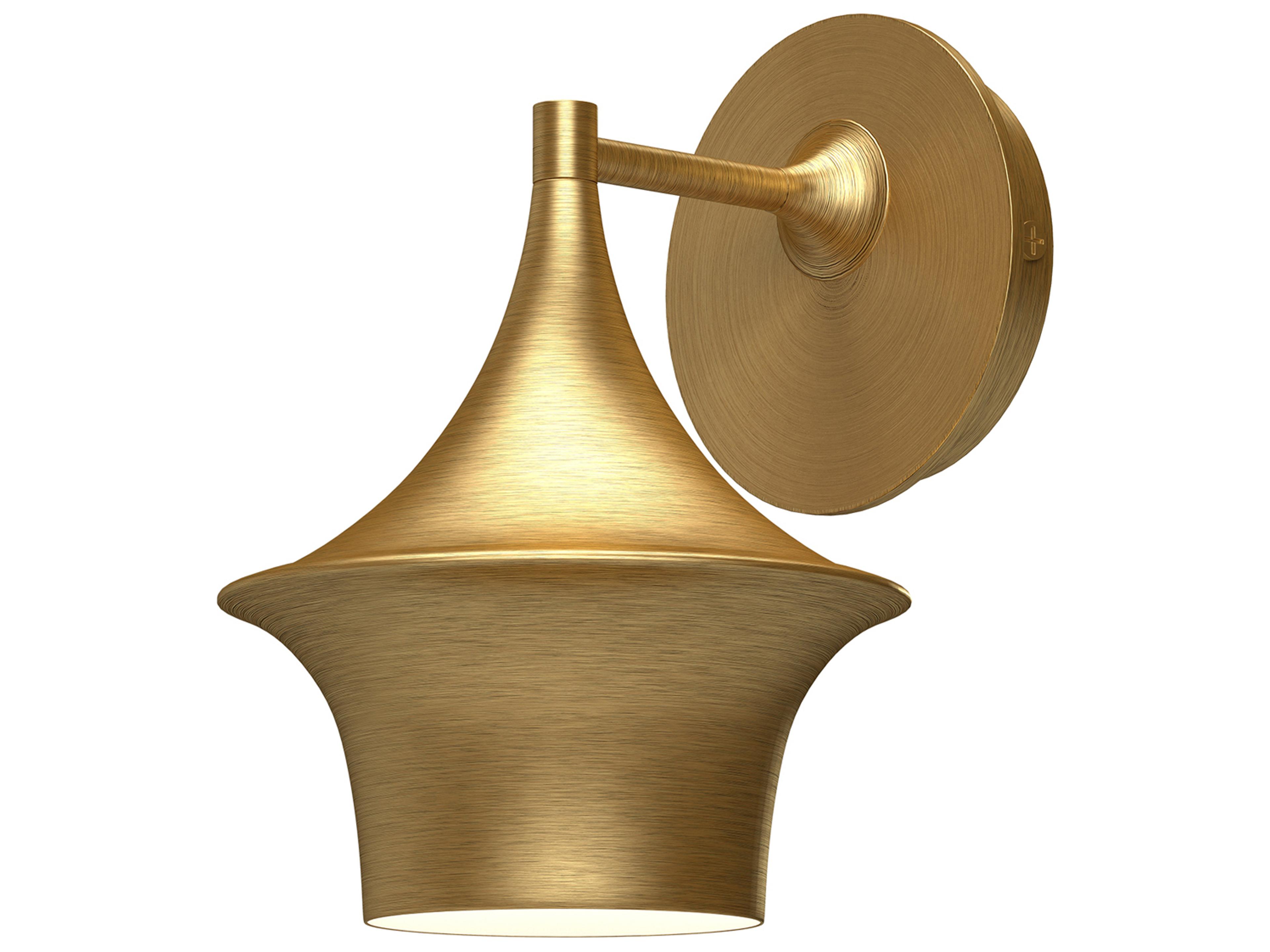 Alora Mood Emiko 1-Light Brushed Gold Wall Sconce
